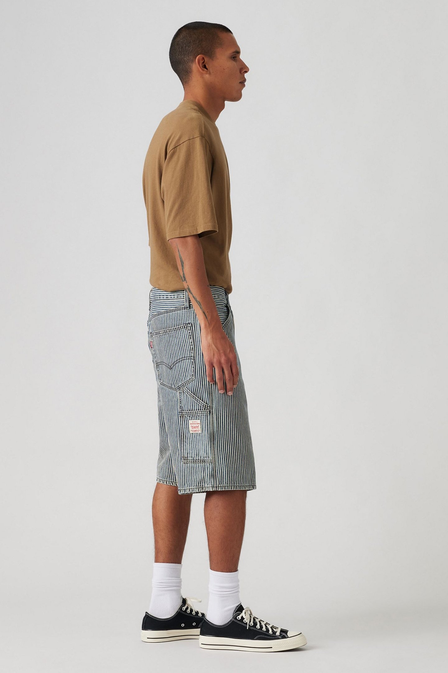 568 LOOSE CRPNTR SHORTS AGED RR STRIPE SHORT 5