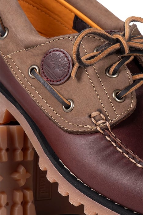 TIMBERLAND AUTHENTIC BOAT SHOE BURGUNDY FULL GRAIN 4