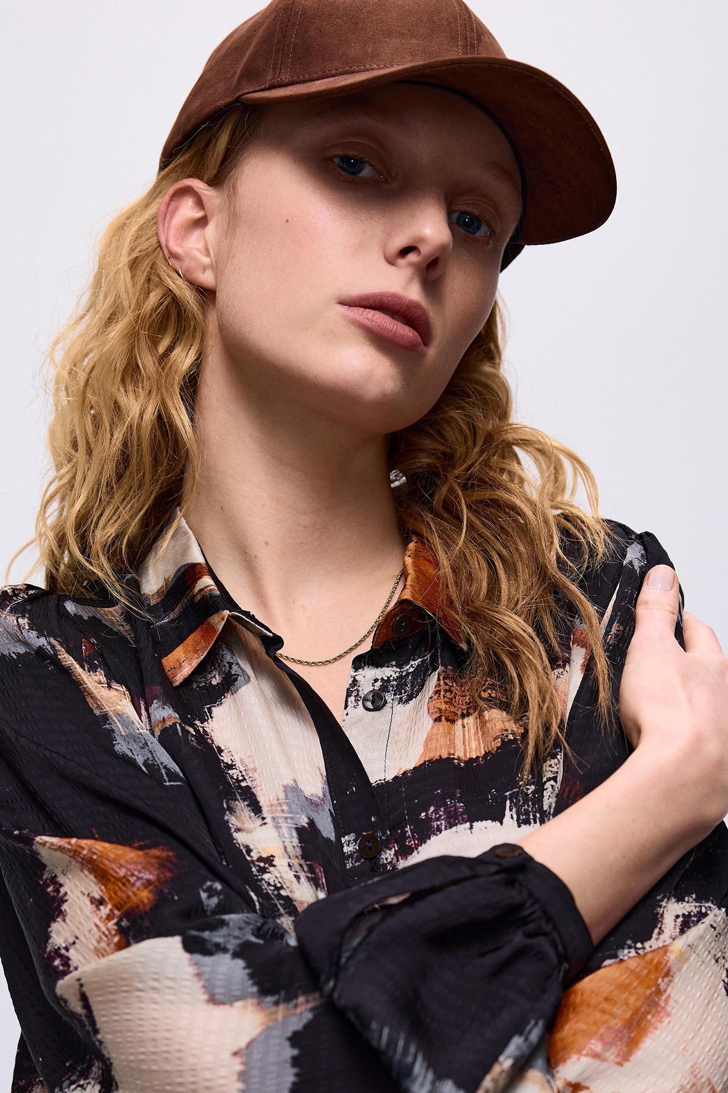 DRESS PAINTED PRINT BLACKS 4