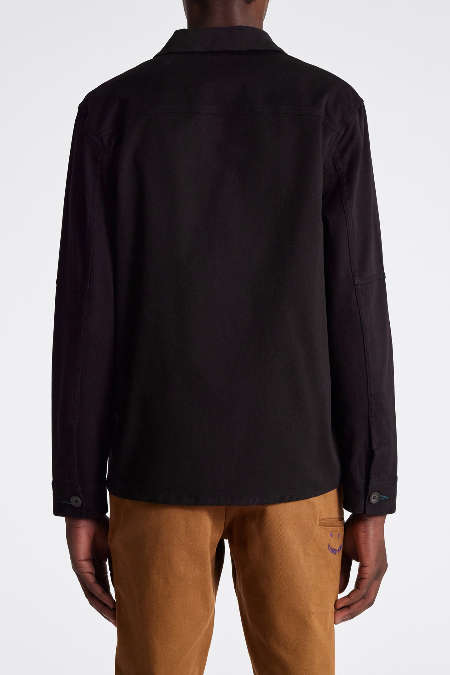 MENS OVER SHIRT BLACK 2