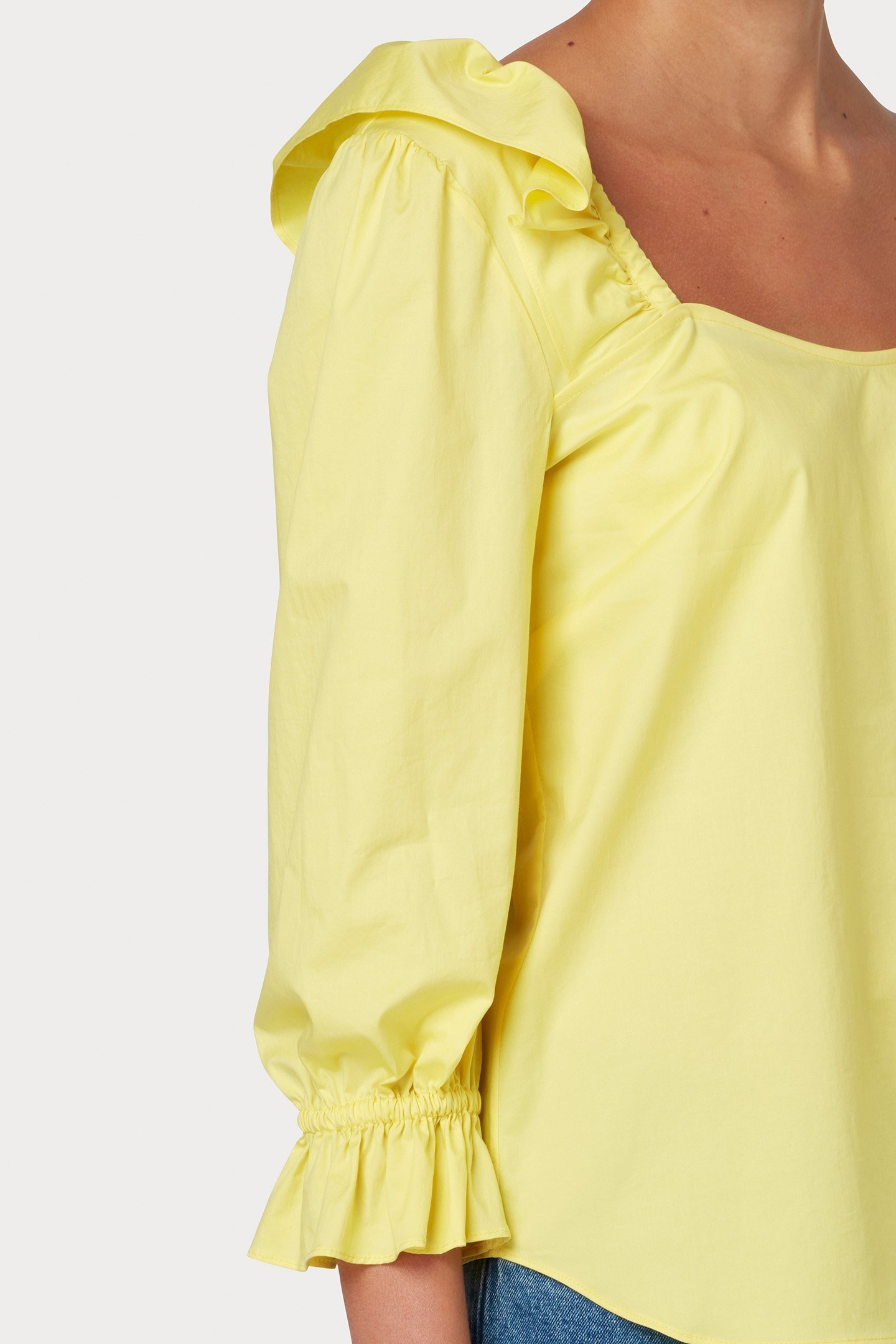 WOMENS TOP ACID YELLOW 4