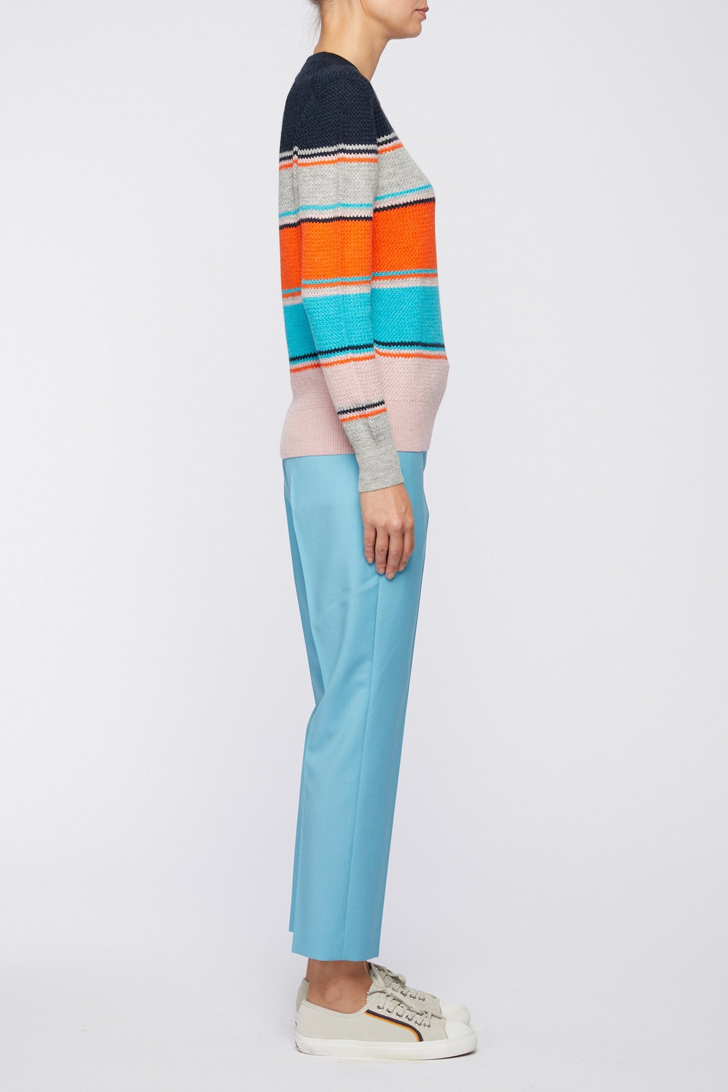 WOMENS KNITTED JUMPER VERY DARK NAVY 6