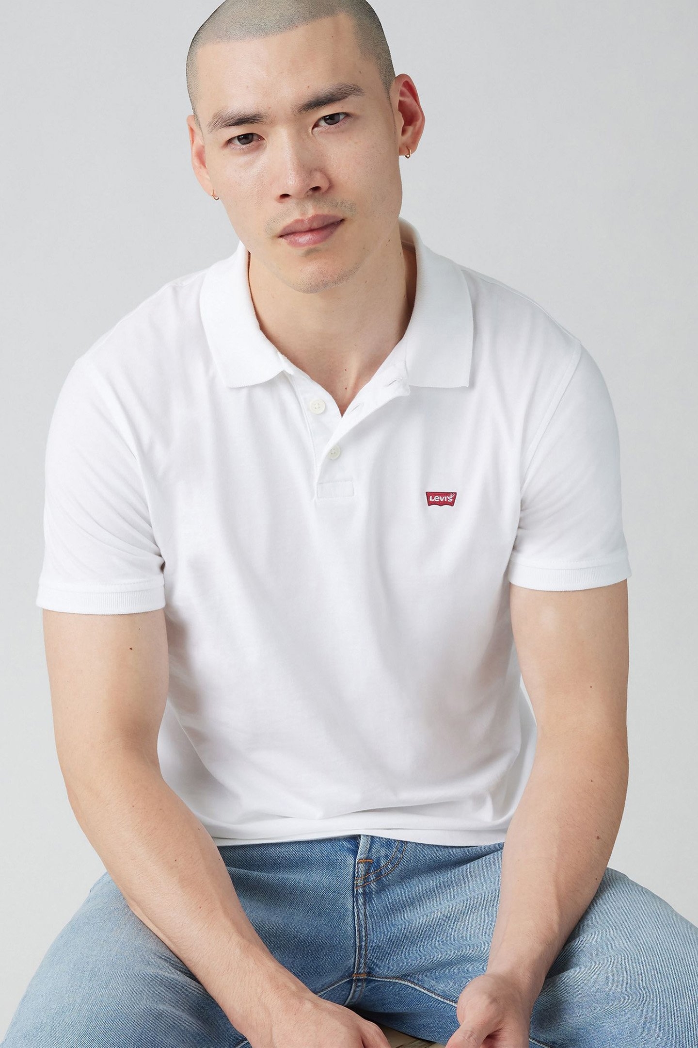 LEVIS HM POLO BRIGHT WHITE JERSEY 4