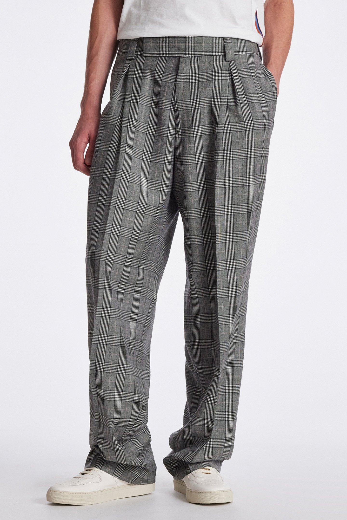 GENTS TROUSER BLACK MELANGE 1