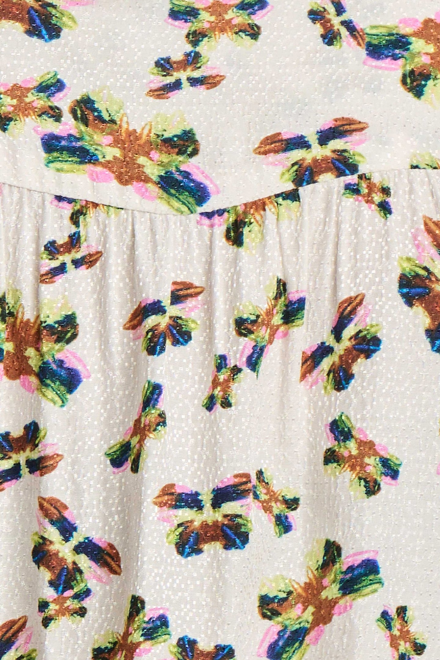 BLOUSE - MILLY BUTTERFLY ECRU 7