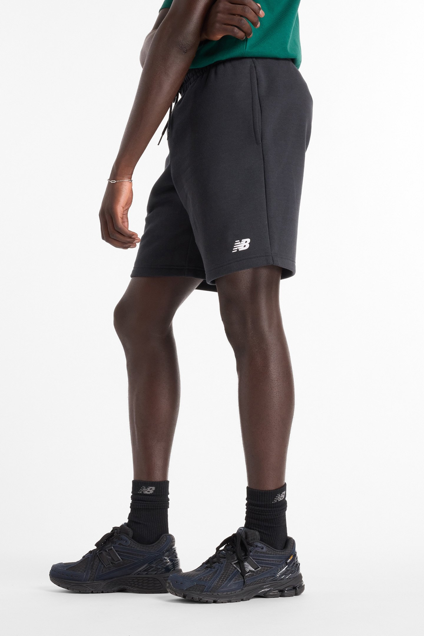 SWEAT SHORTS IN BLACK 3