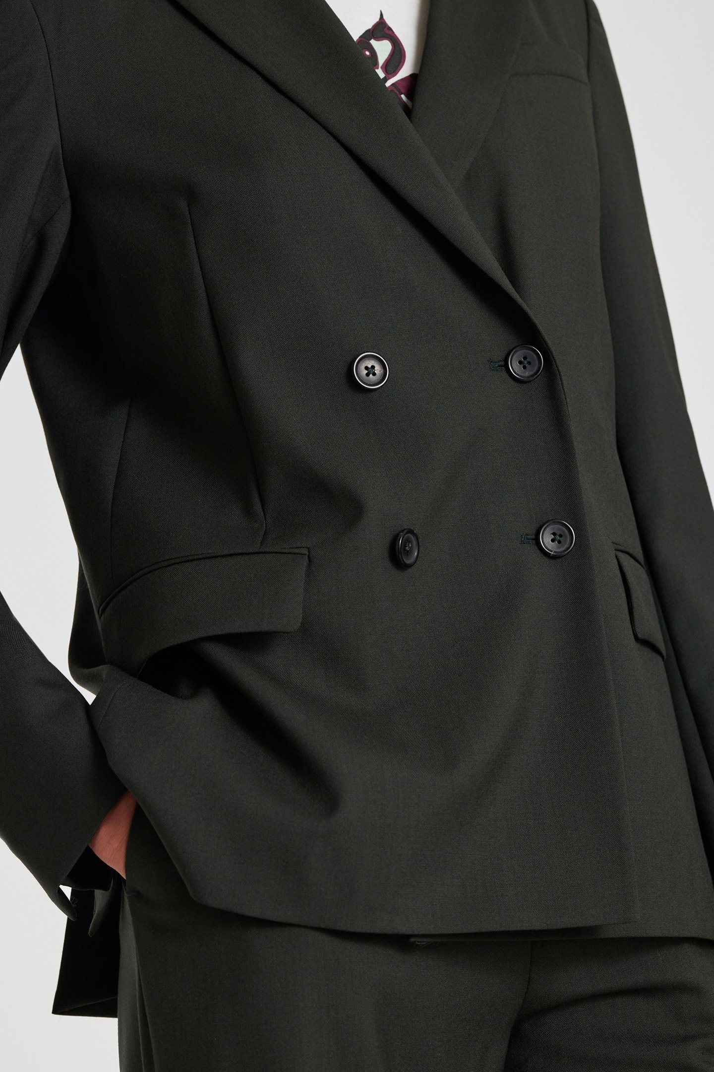 WOMENS JACKET VERY DARK GREEN 5