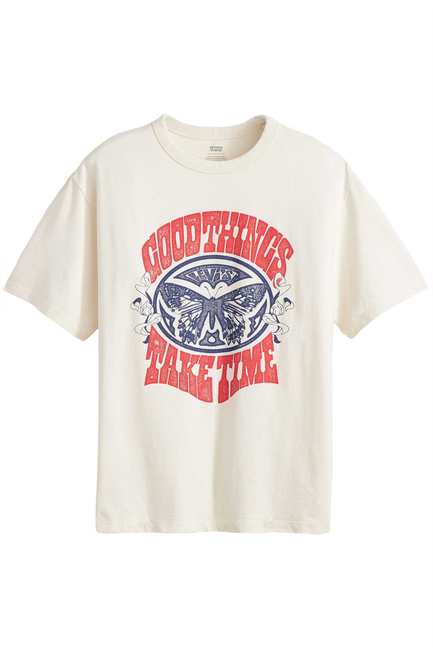 GR TABOR TEE GOOD THINGS TAKE TIME EGRET 3