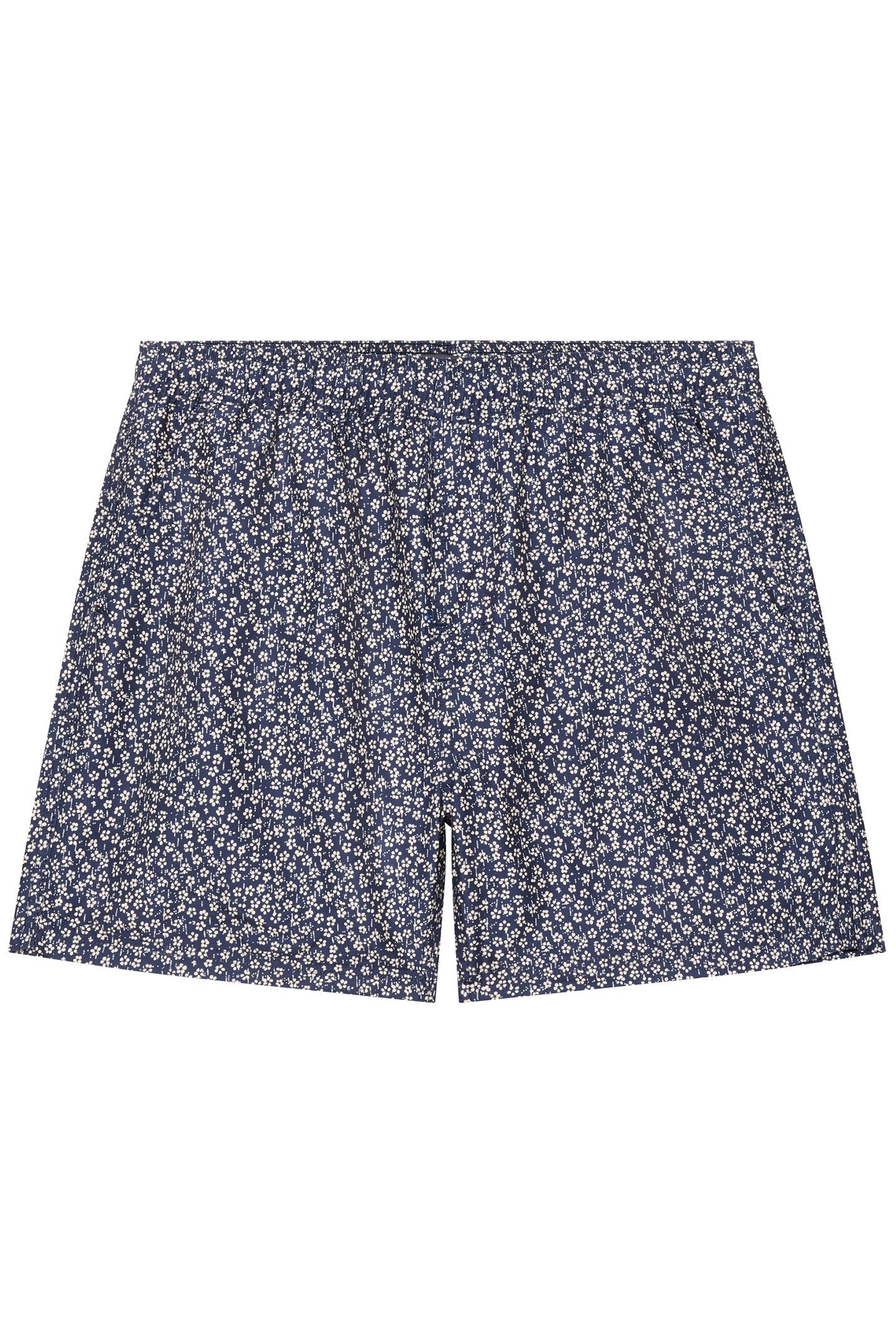 MARINE FLORAL SWIM SHORTS MARINE/SALT 1