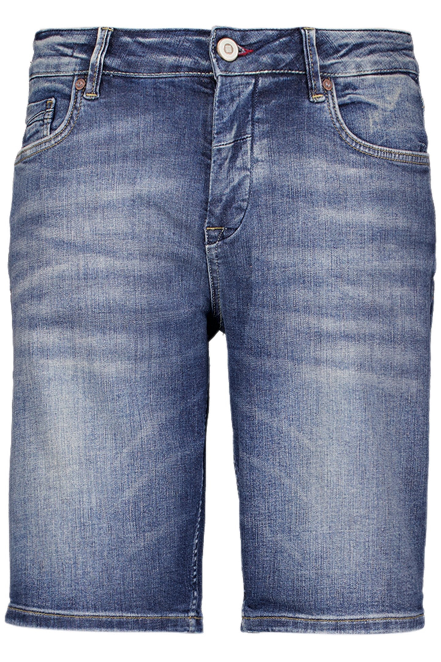 SHORT DENIM STRETCH STONE USED DENIM 1