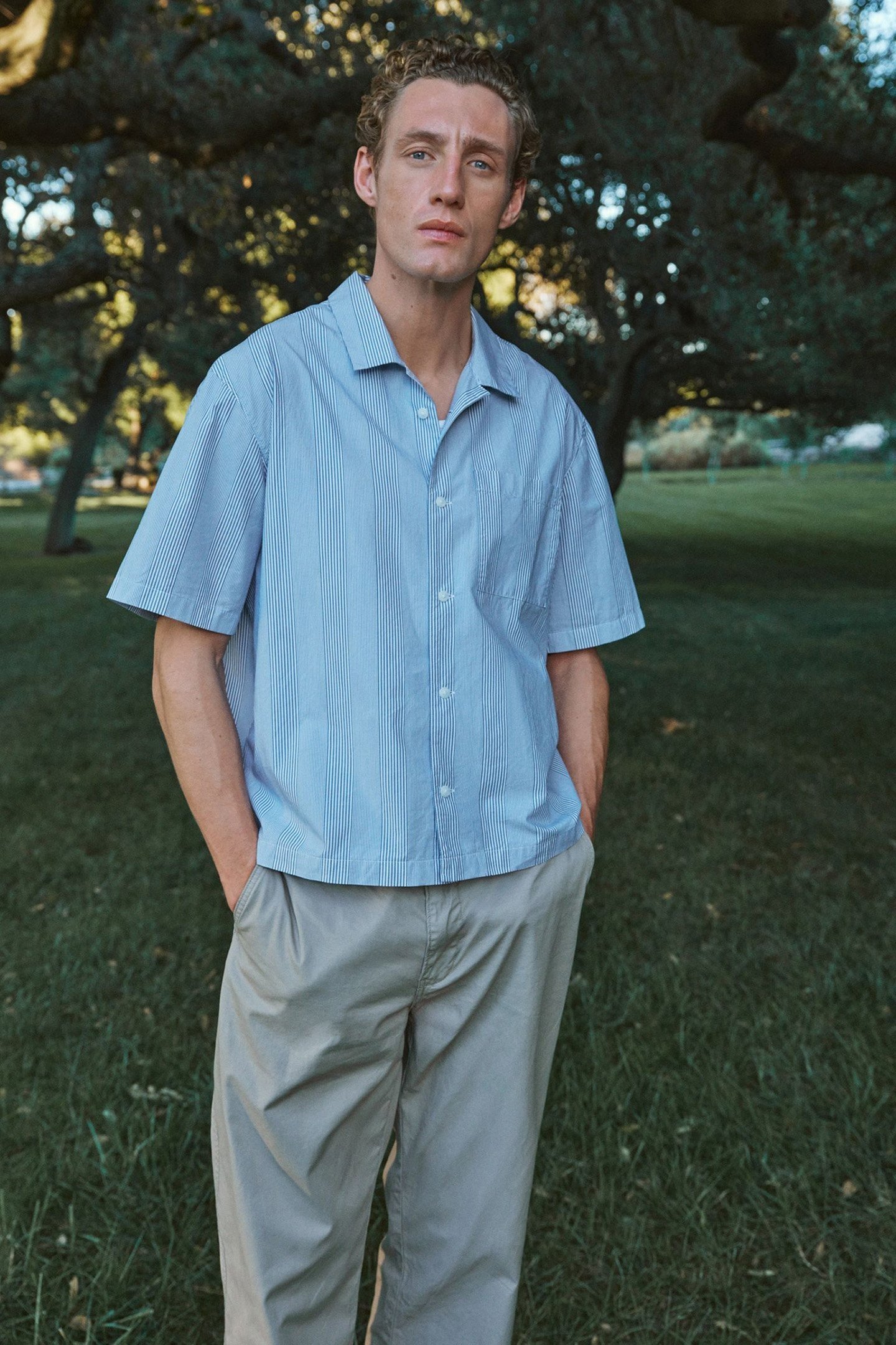 SS TOWNES BOXY SHIRT ALEXXIS STRIPE HAMP 7