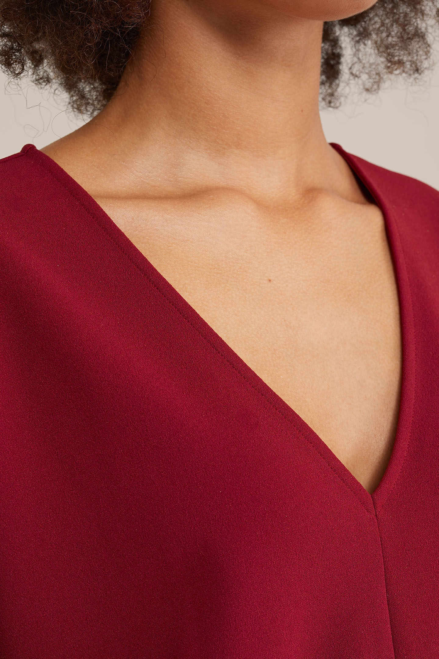 DRESS MID LENGTH VINTAGE RED 5