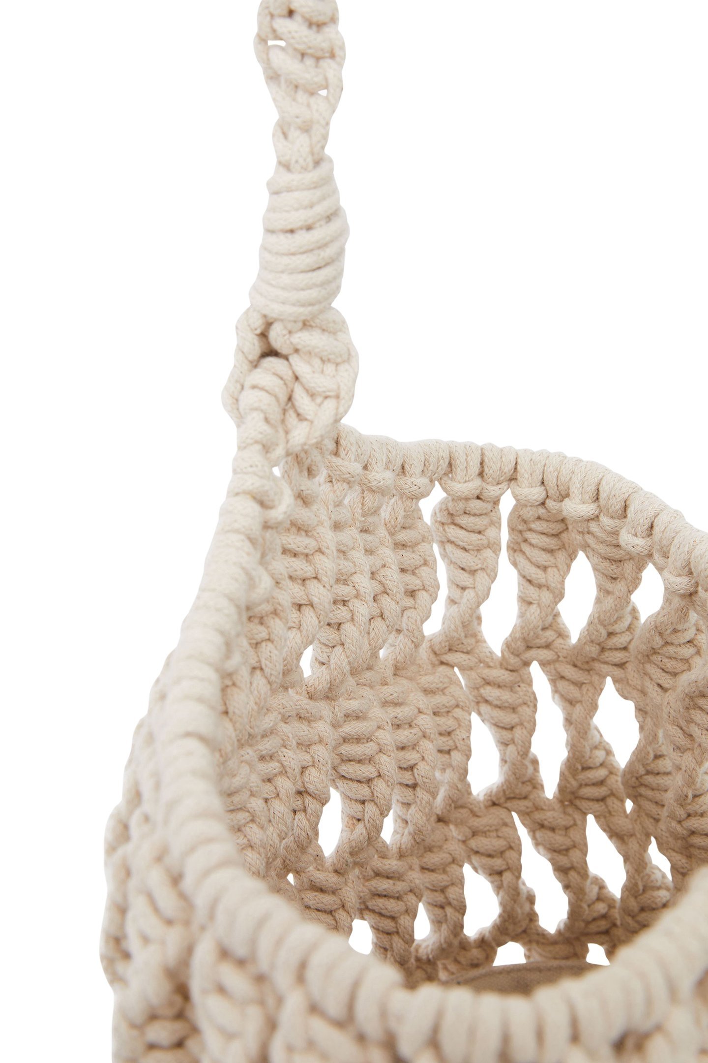 MACRAME BAG ECRU 2