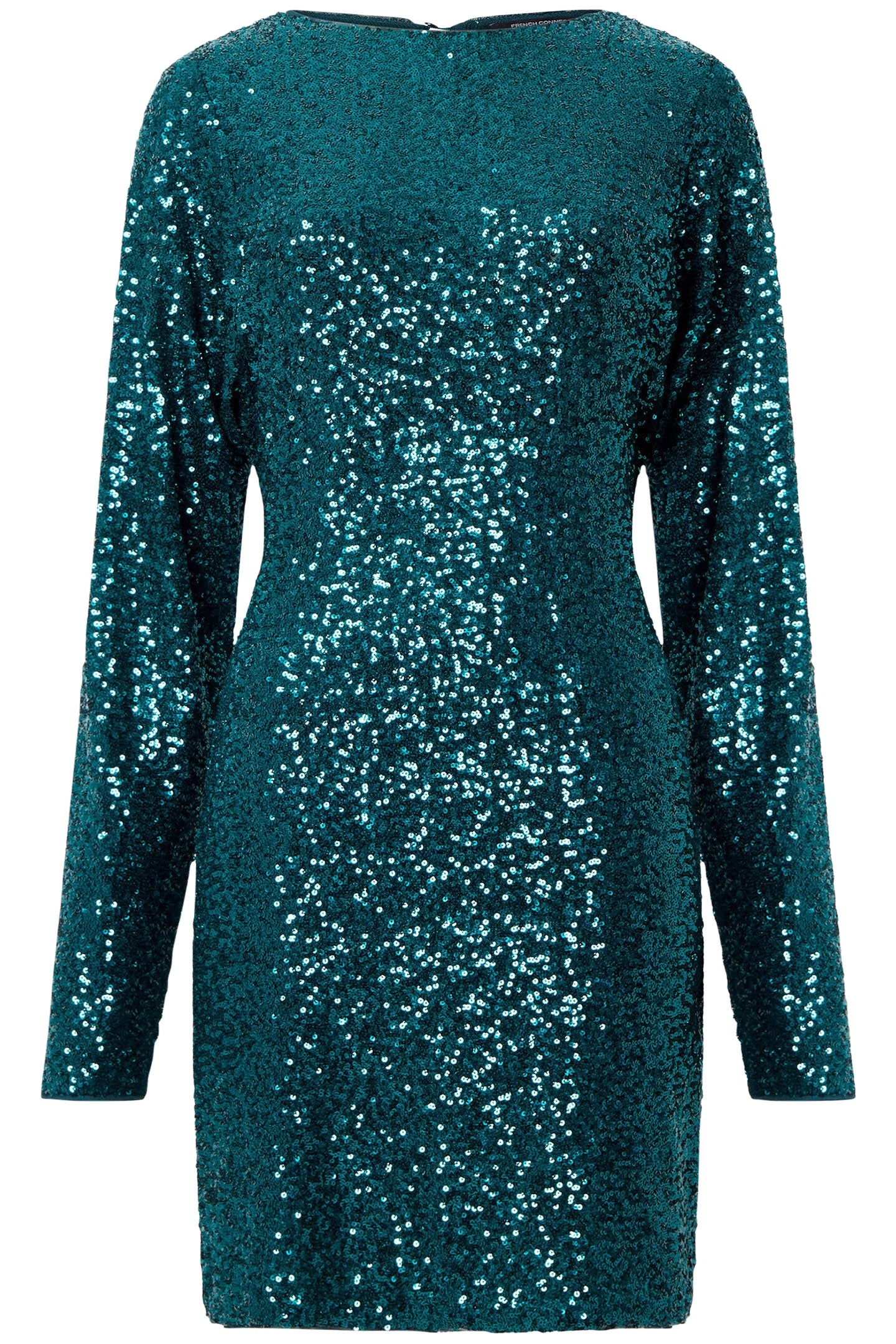 ELENA SEQUIN BOW BACK DRESS FOREST 4