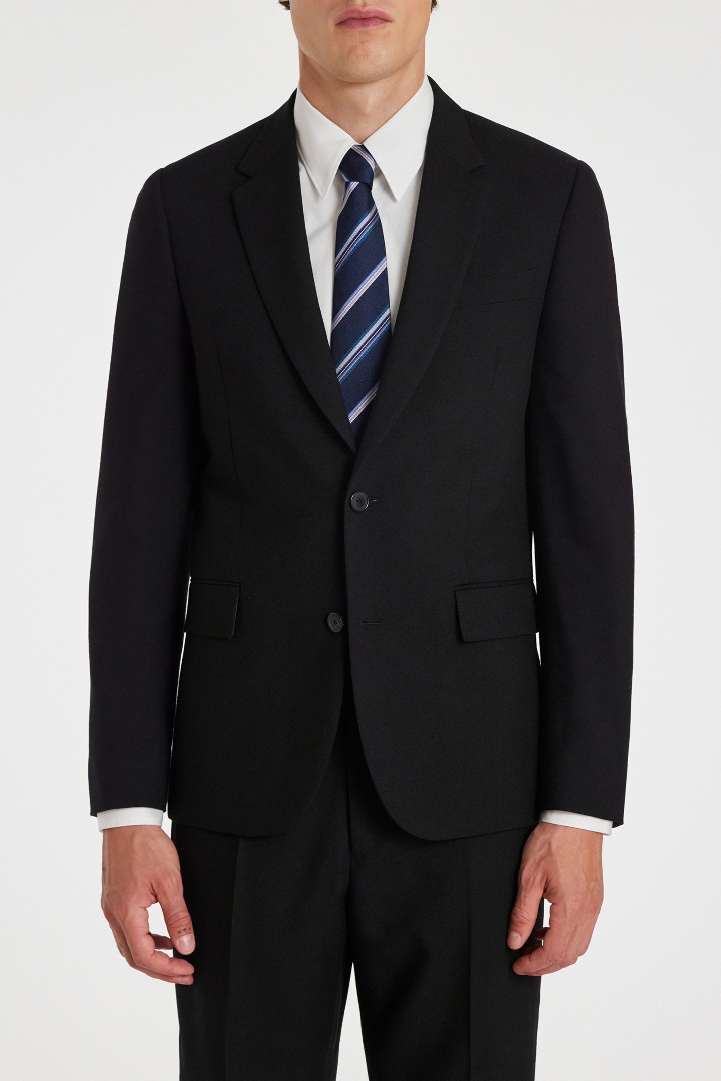 2 BUTTON JACKET BLACK 1