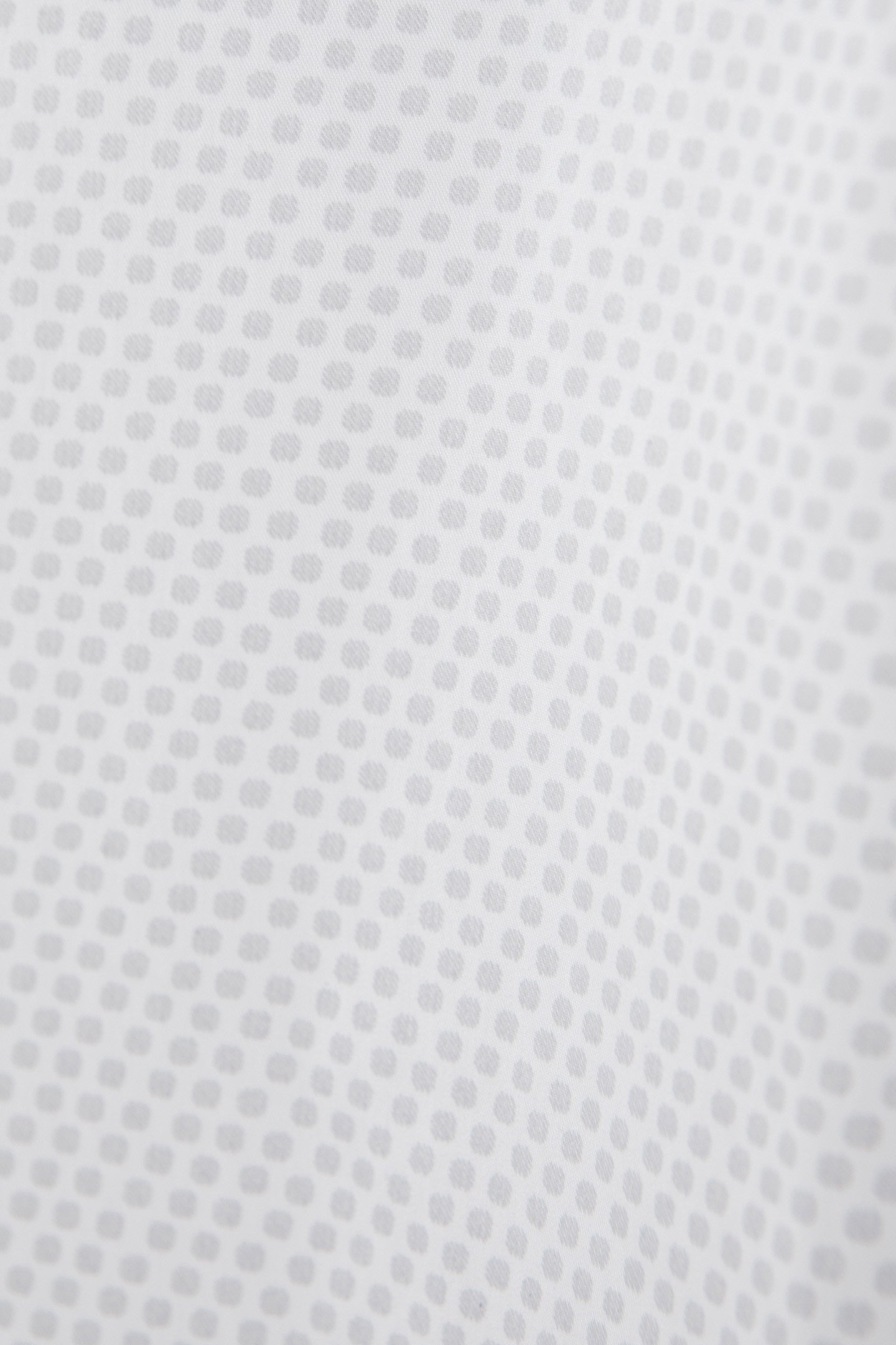 OFF-WHITE SLIM SHIRT WITH GREY POLKA DOT PRINT 8