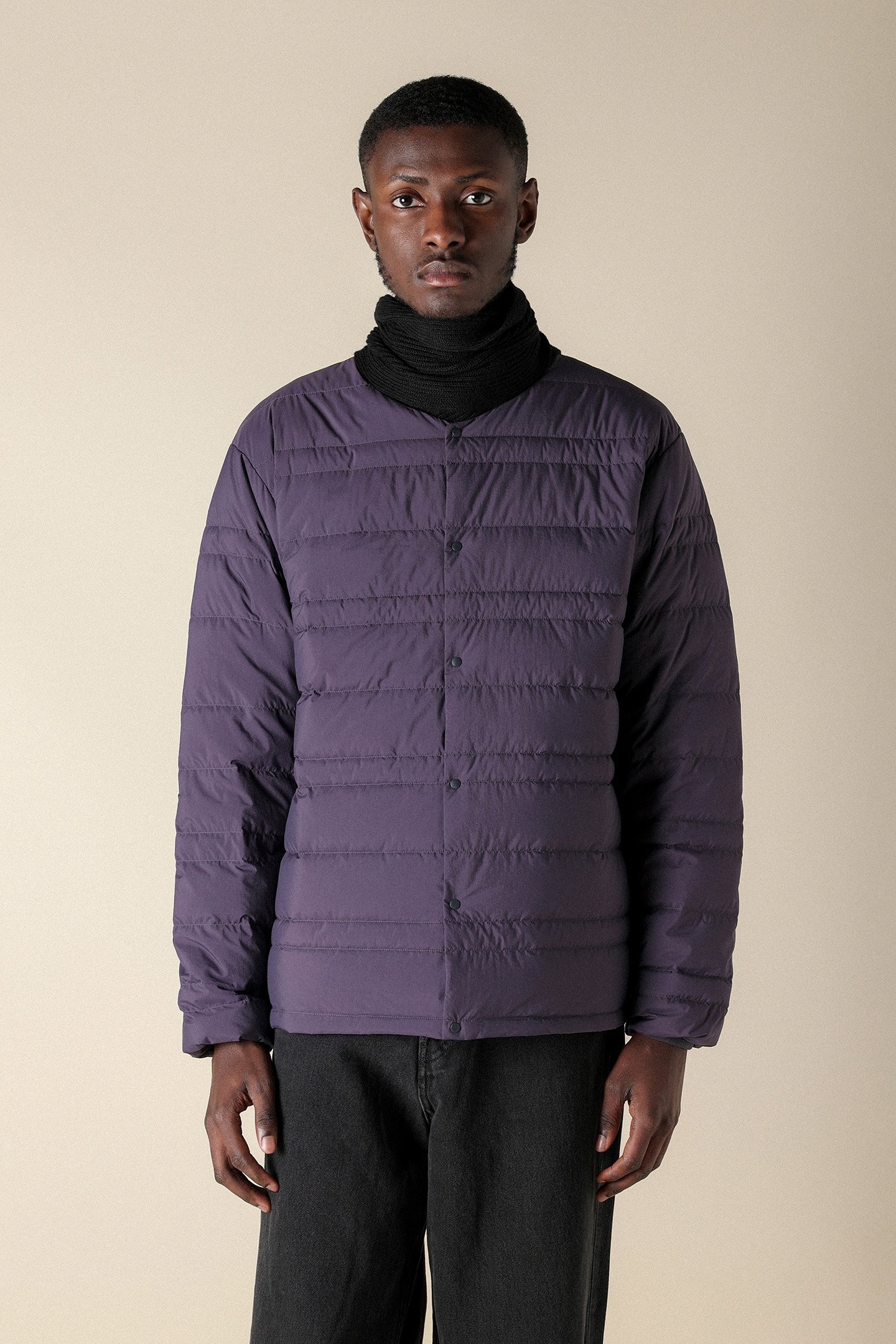 UNISEX SL BT LIGHTWEIGHT DOWN JACKET MIDNIGHT PLUM 1