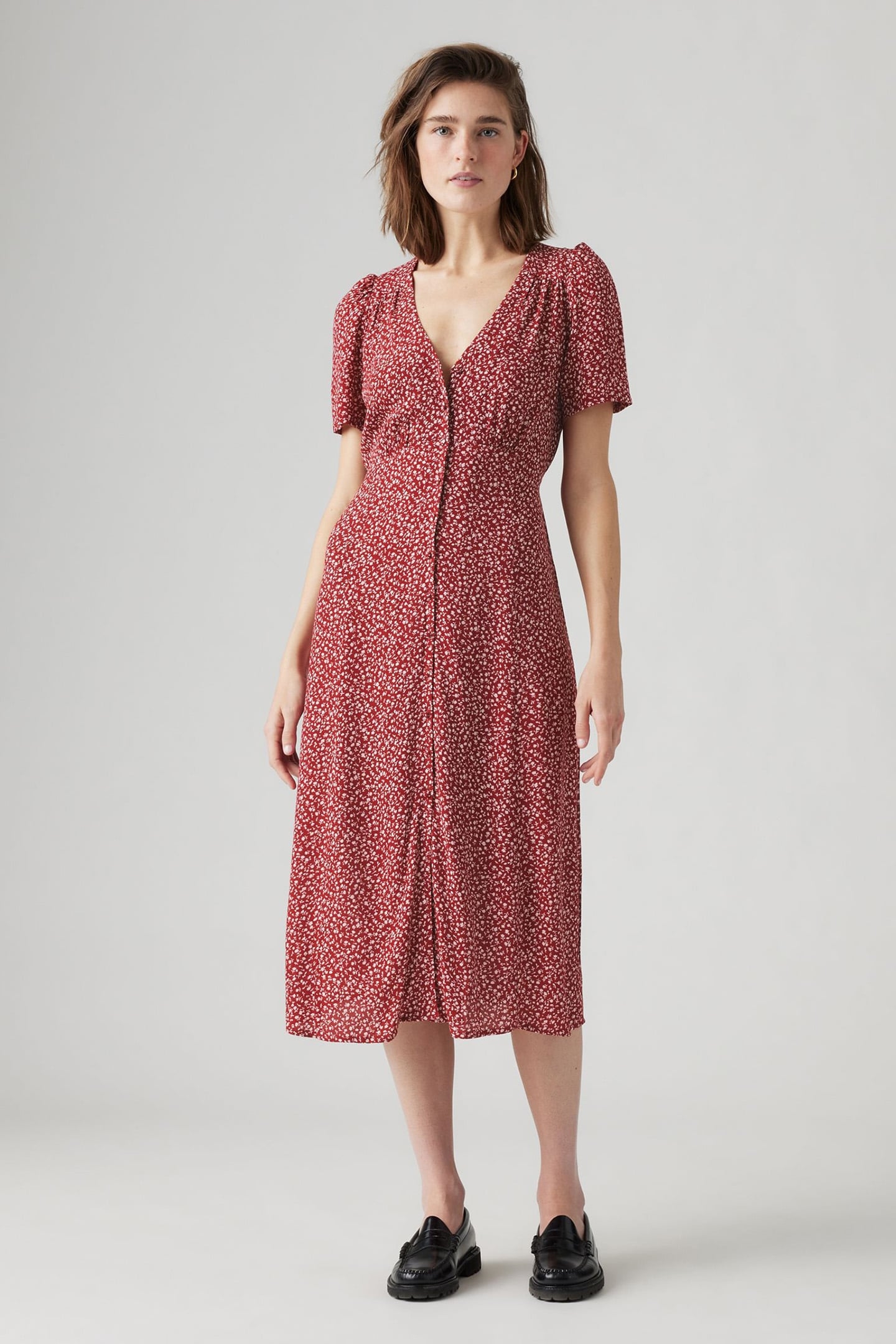 SARINA SS MIDI DRESS ALARCON FLORAL SUN 1