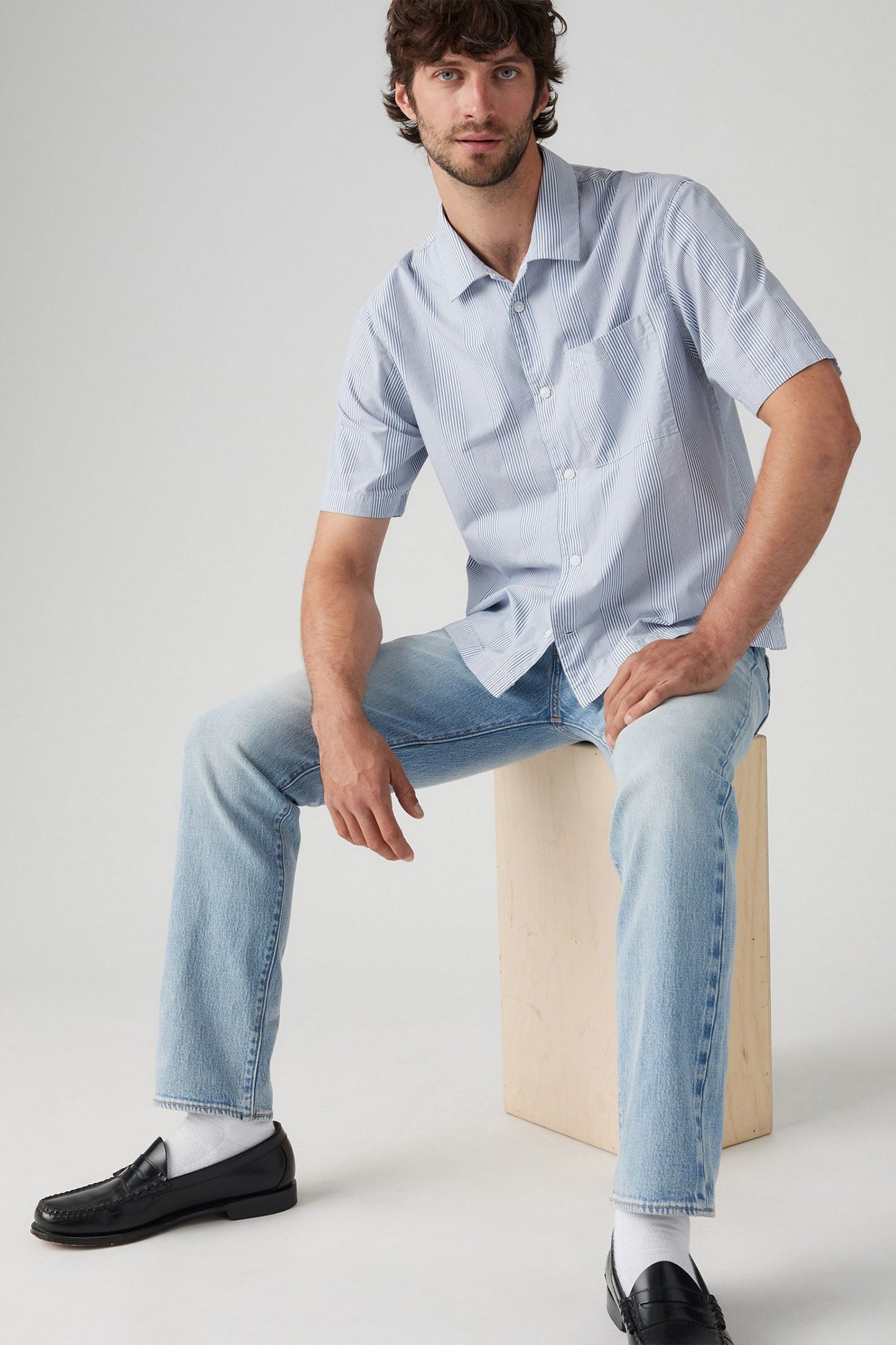 SS TOWNES BOXY SHIRT ALEXXIS STRIPE HAMP 4