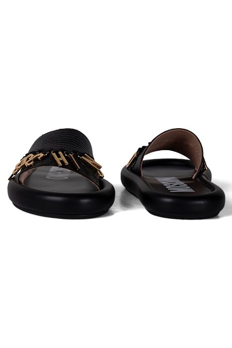 BLACK SANDALS BLACK 2