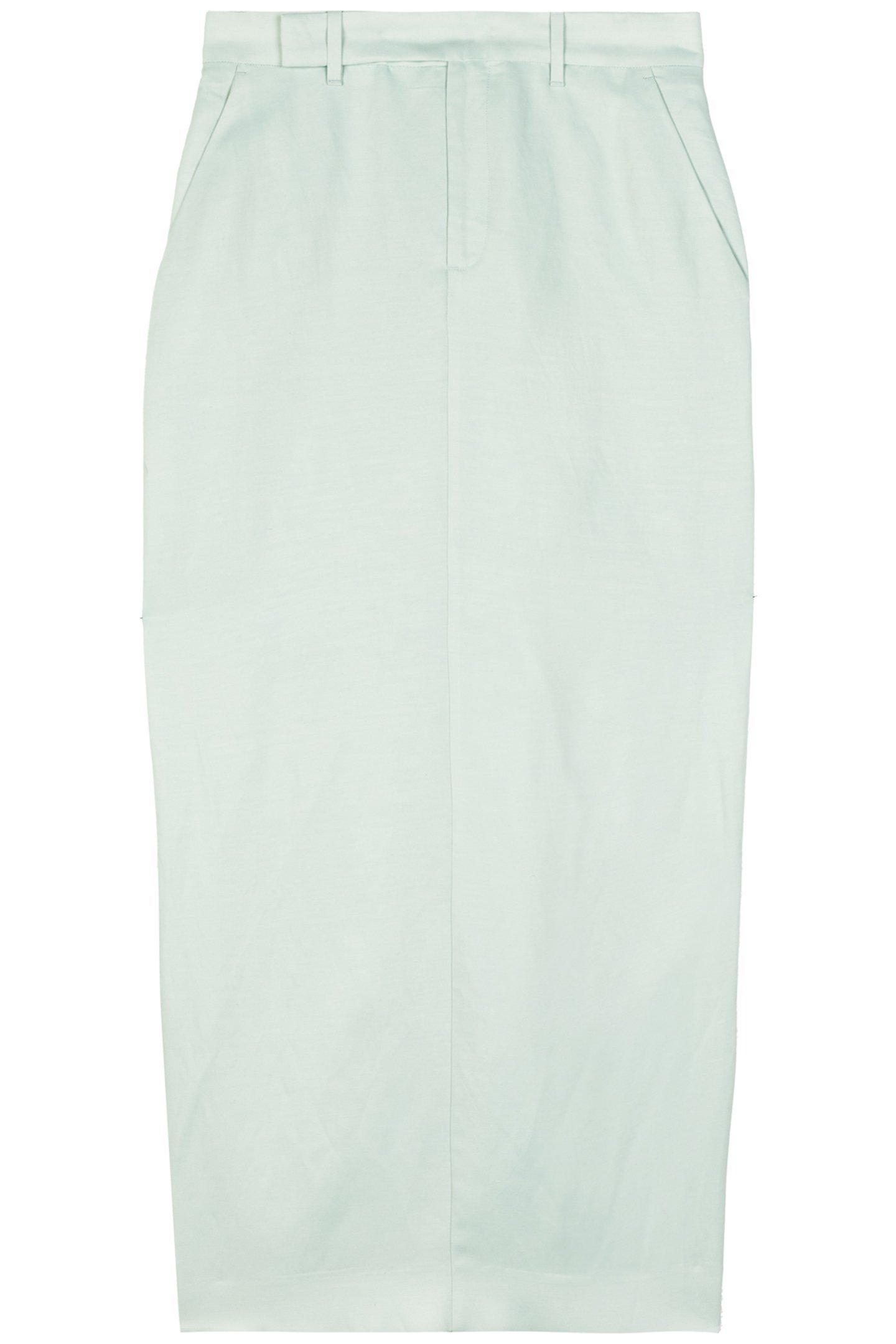 LINEN MAXI SKIRT MISTY BLUE 4