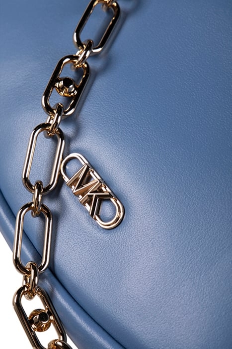 POUCHETTE SHOULDER BAG WITH CHAIN STRAP IN FRENCH BLUE 5