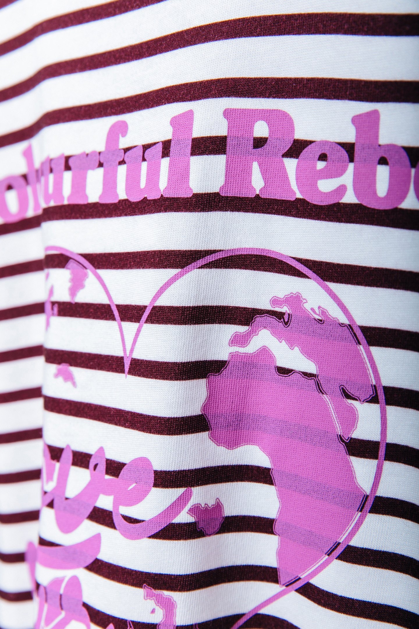 MOTHER EARTH STRIPE LONGSLEEVE TEE PORT RED 4