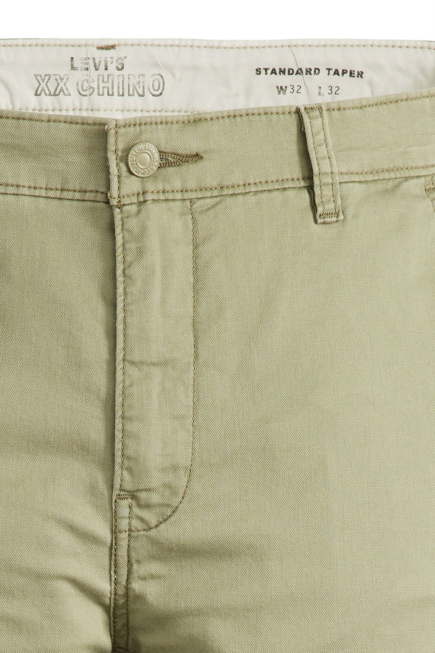 XX CHINO STD II DEEP LICHEN GREEN COTTON 7