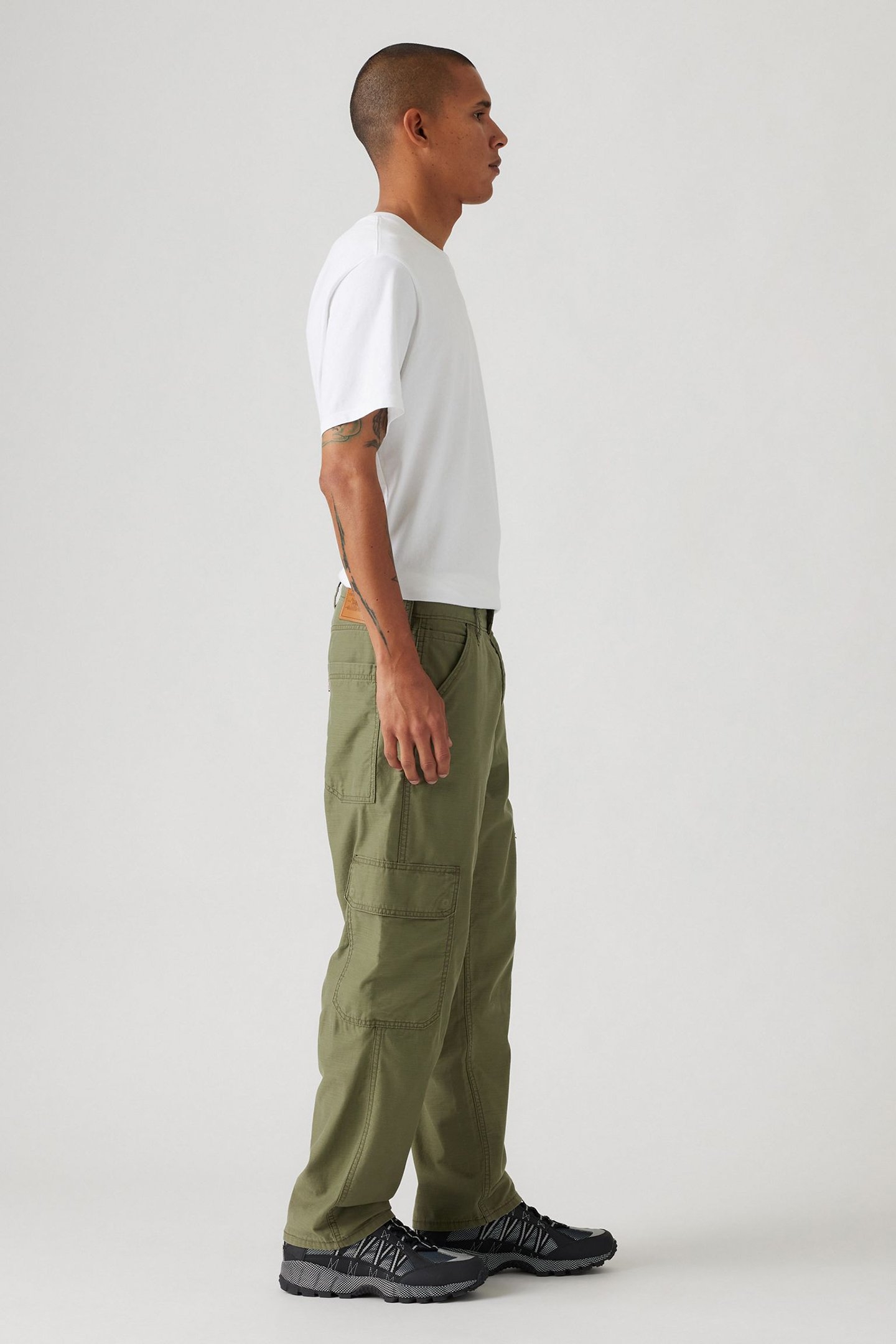 568 LOOSE STRT CARGO IVY GREEN NS SLUB 5