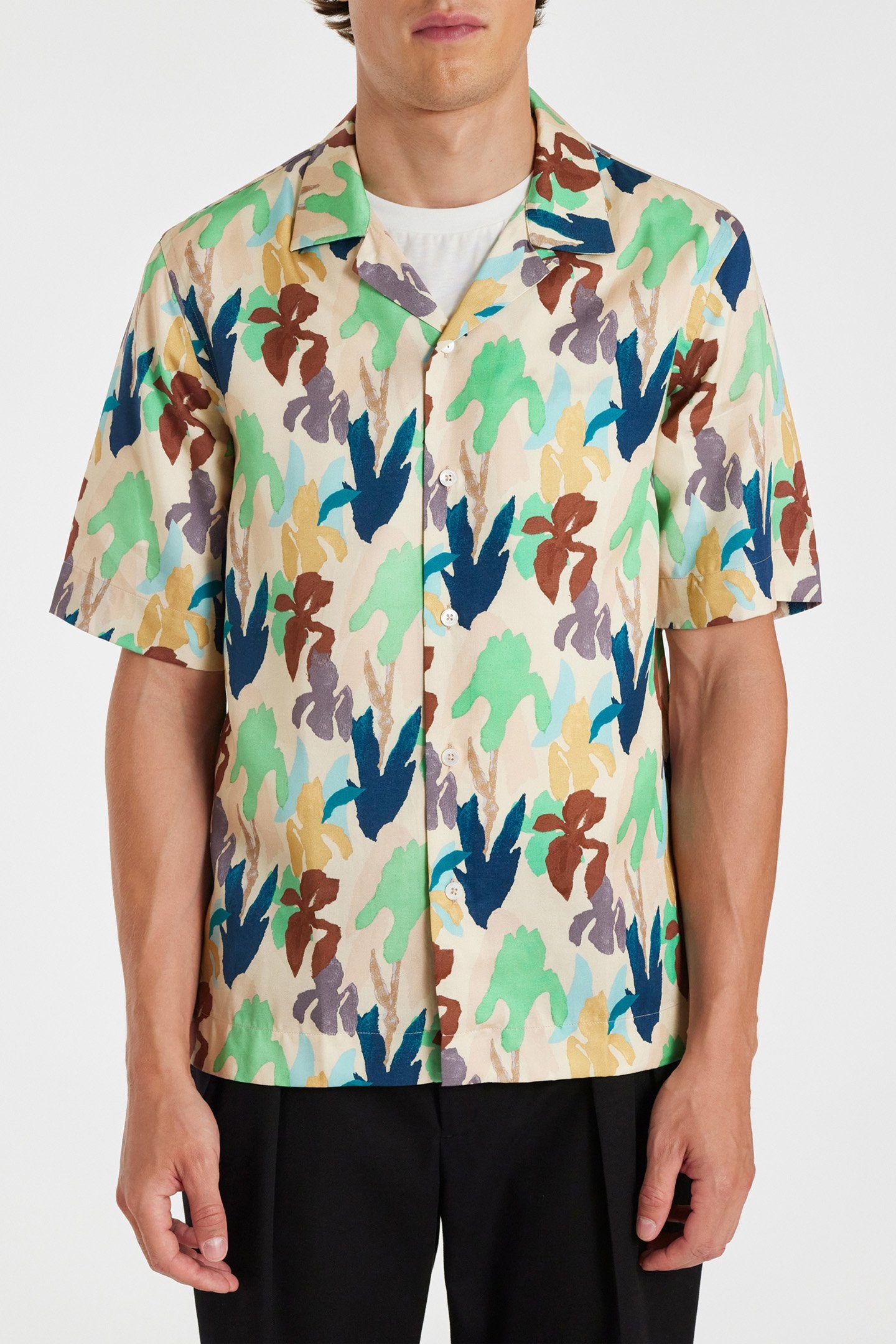 S/S REGULAR FIT SHIRT SAND 1