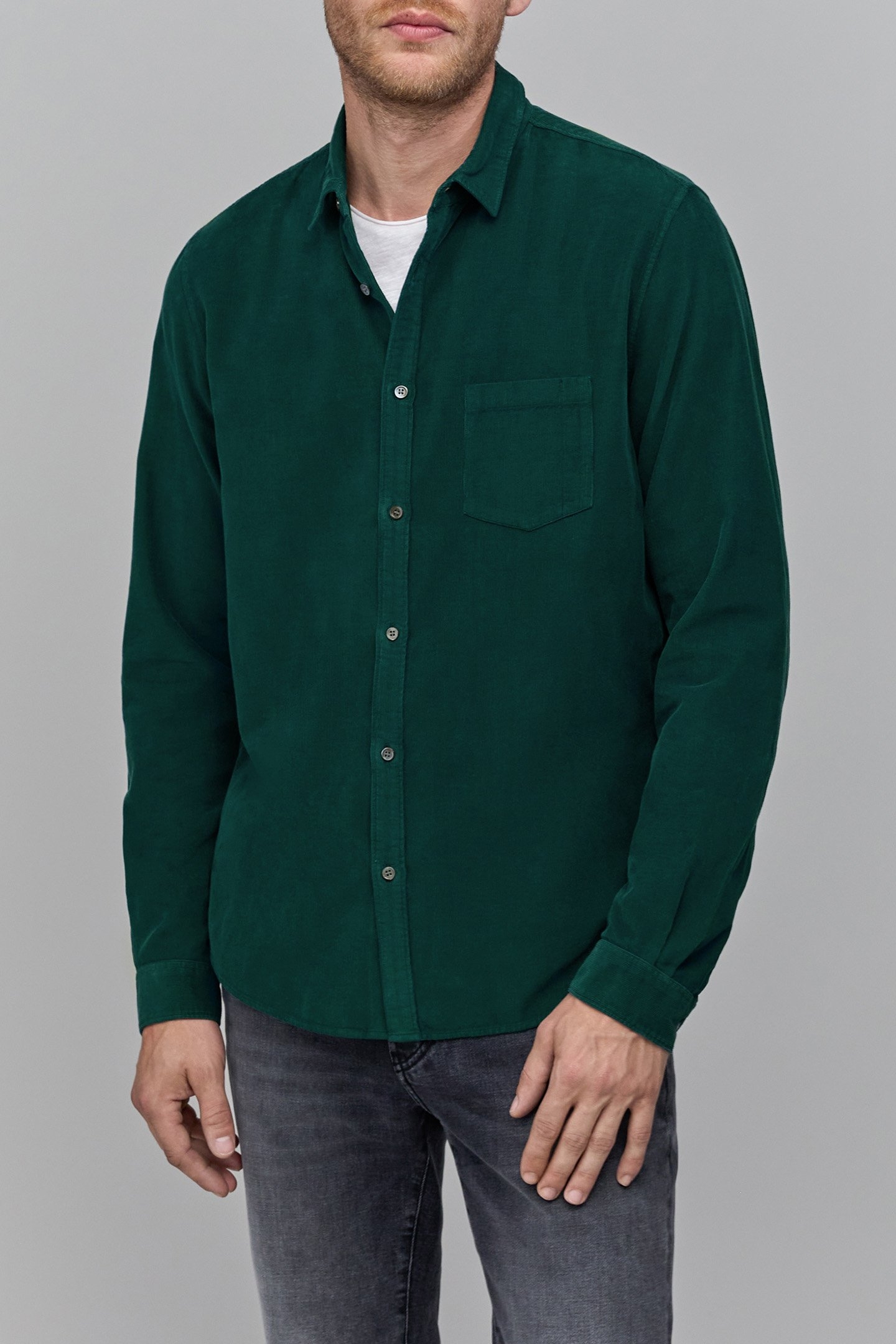 SHIRT GREEN VELVET MILLERAIES 1