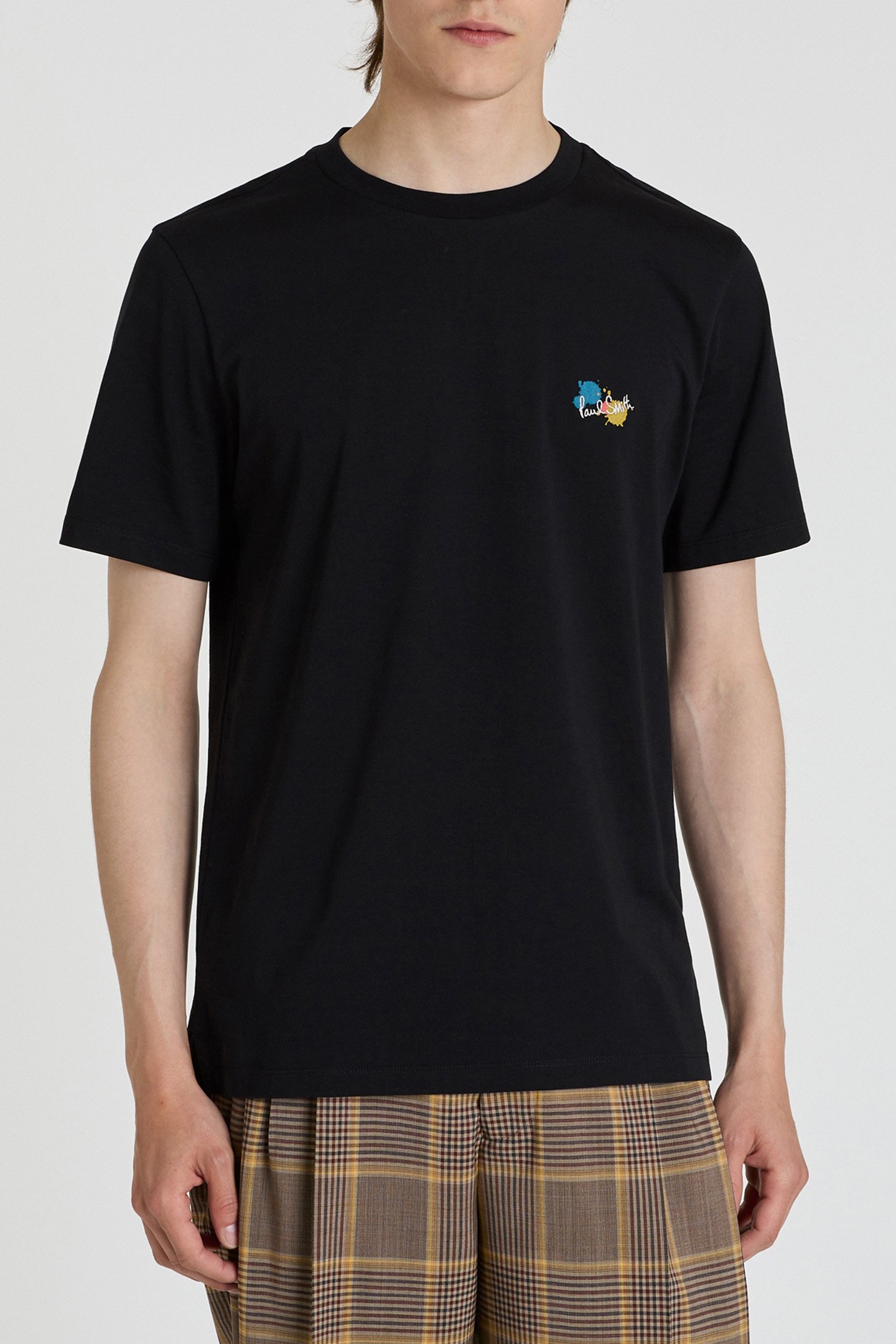 TSHIRT PAINT SPLATTER BLACK 1