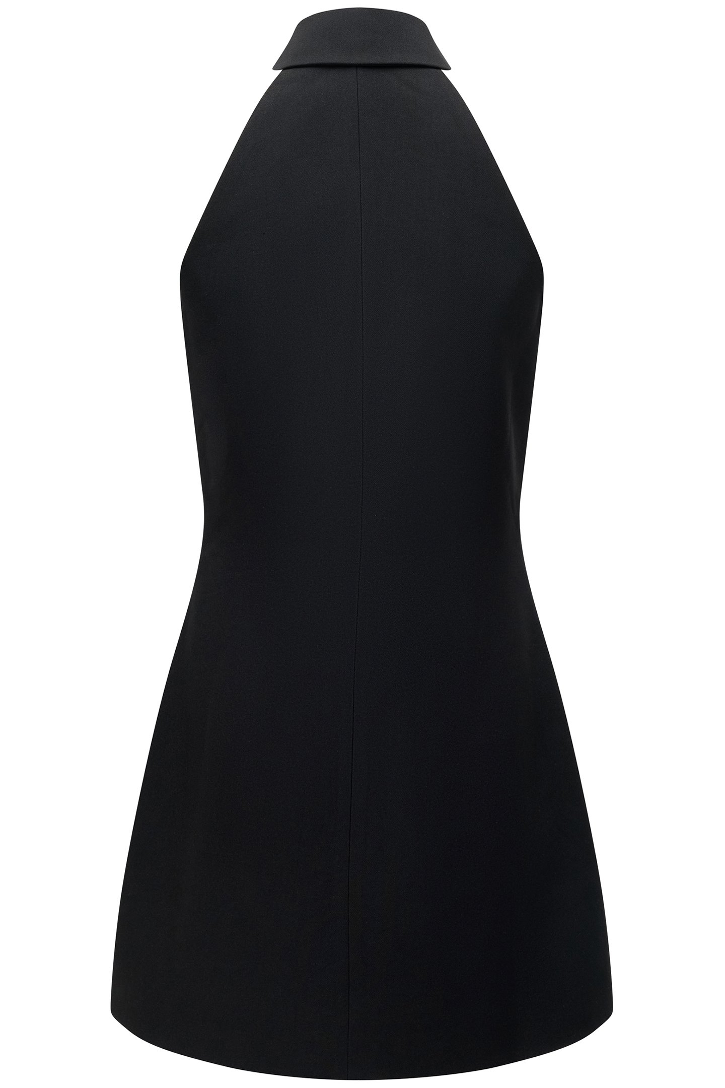HALTERNECK BLAZER MINI DRESS BLACK 4