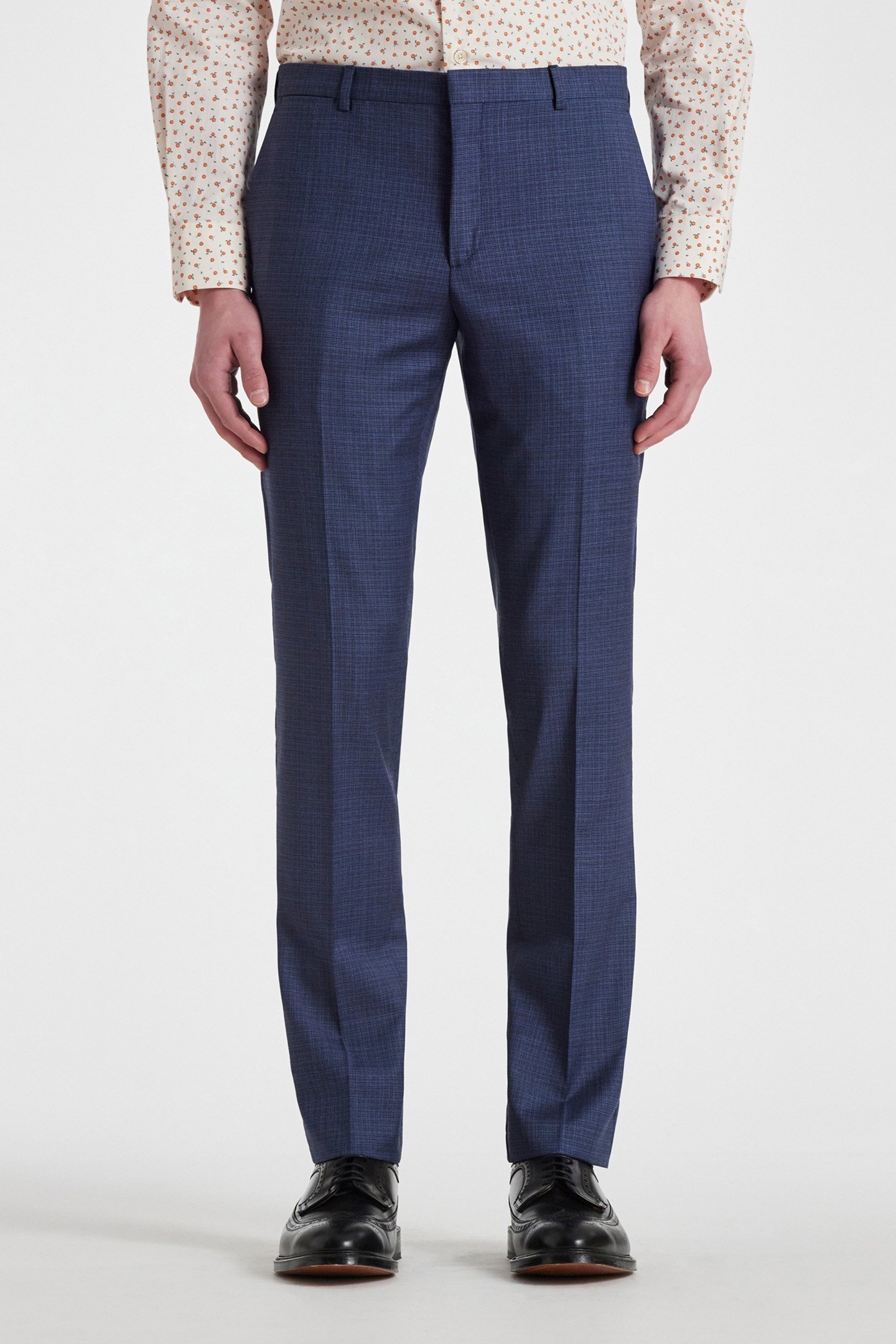 MENS SLIM FIT 2BTN SUIT NAVY 4