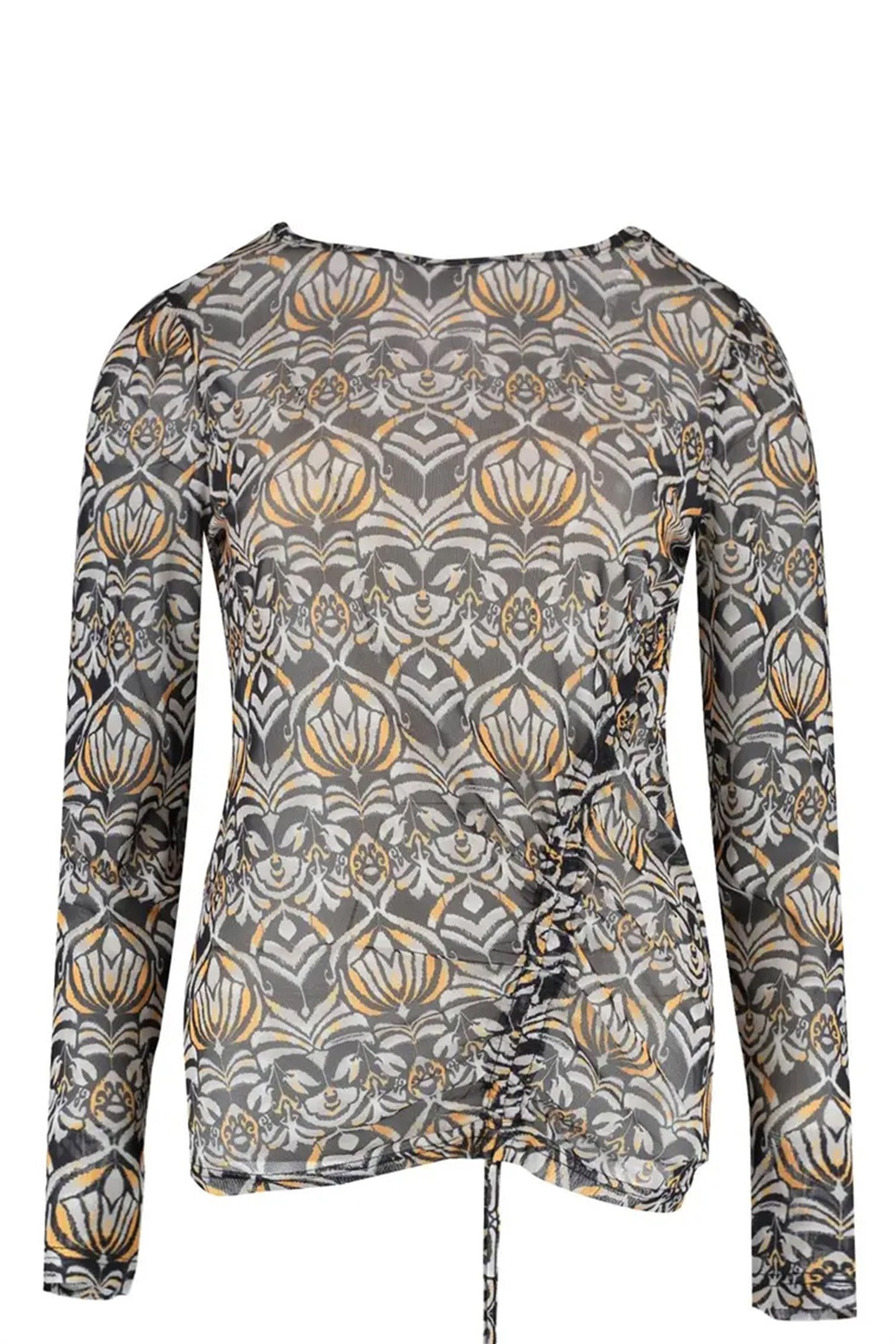 TOP MESH ORNAMENTALS PRINT NEUTRALS 1