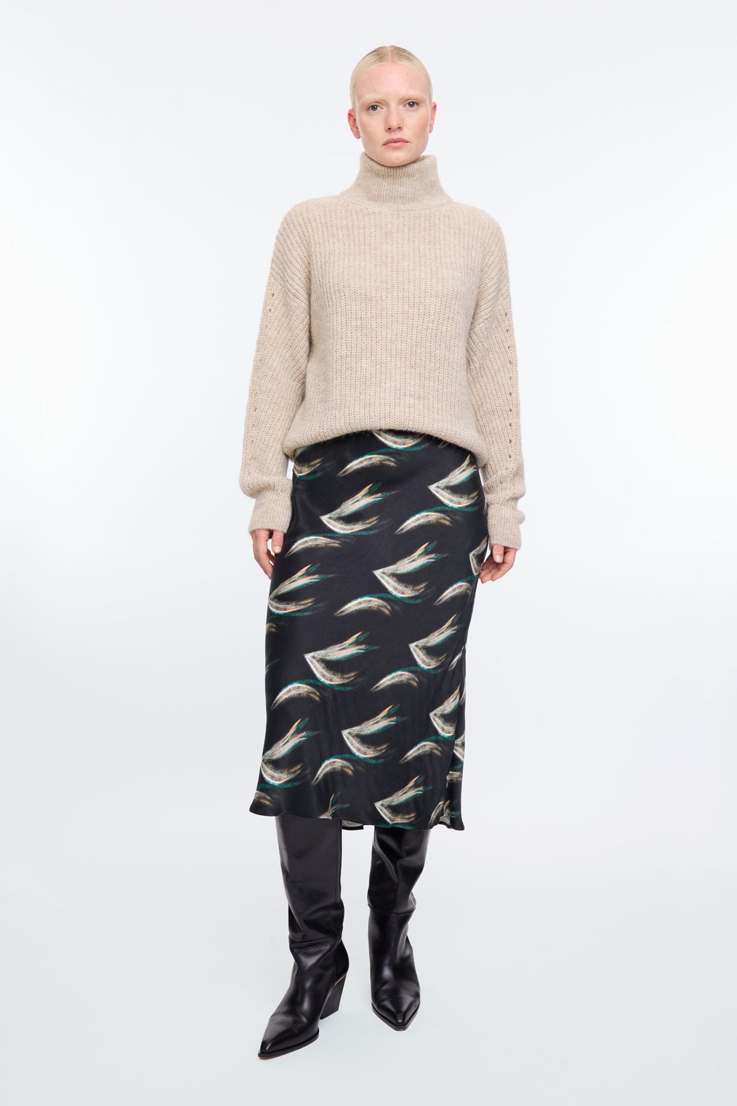 BIAS FADE SKIRT JETSET/FOREST/MARSHMALLOW 2