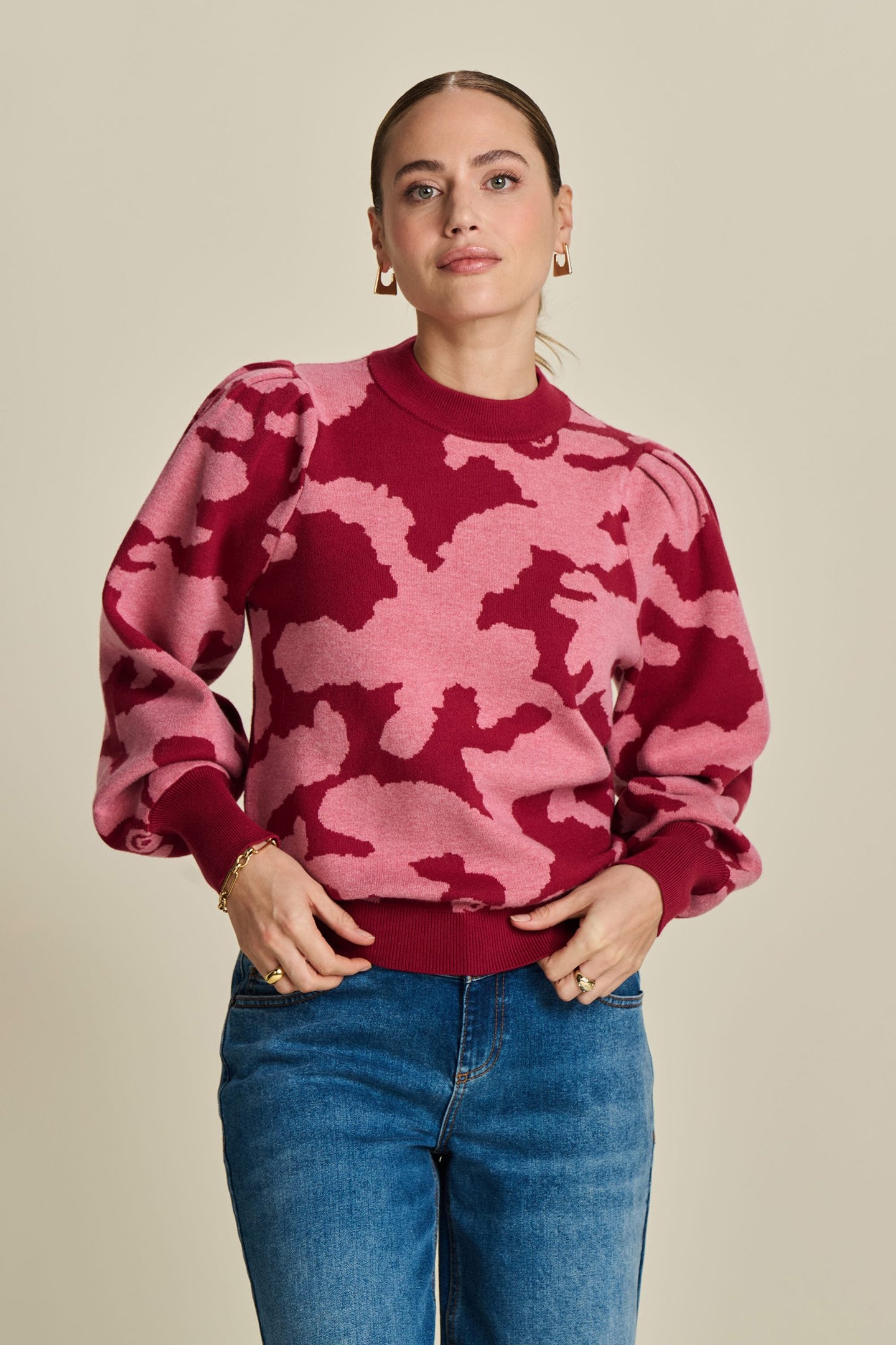 PULLOVER - CAMO RED 1
