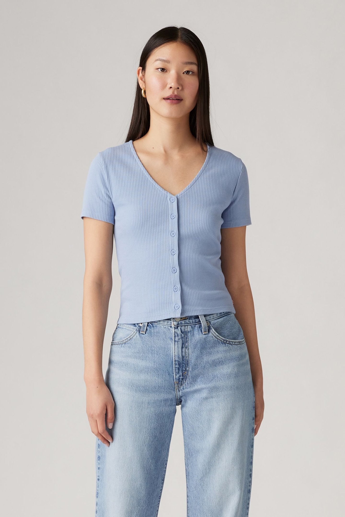 MUSE SS TEE FOREVER BLUE COTTON/POLY 1