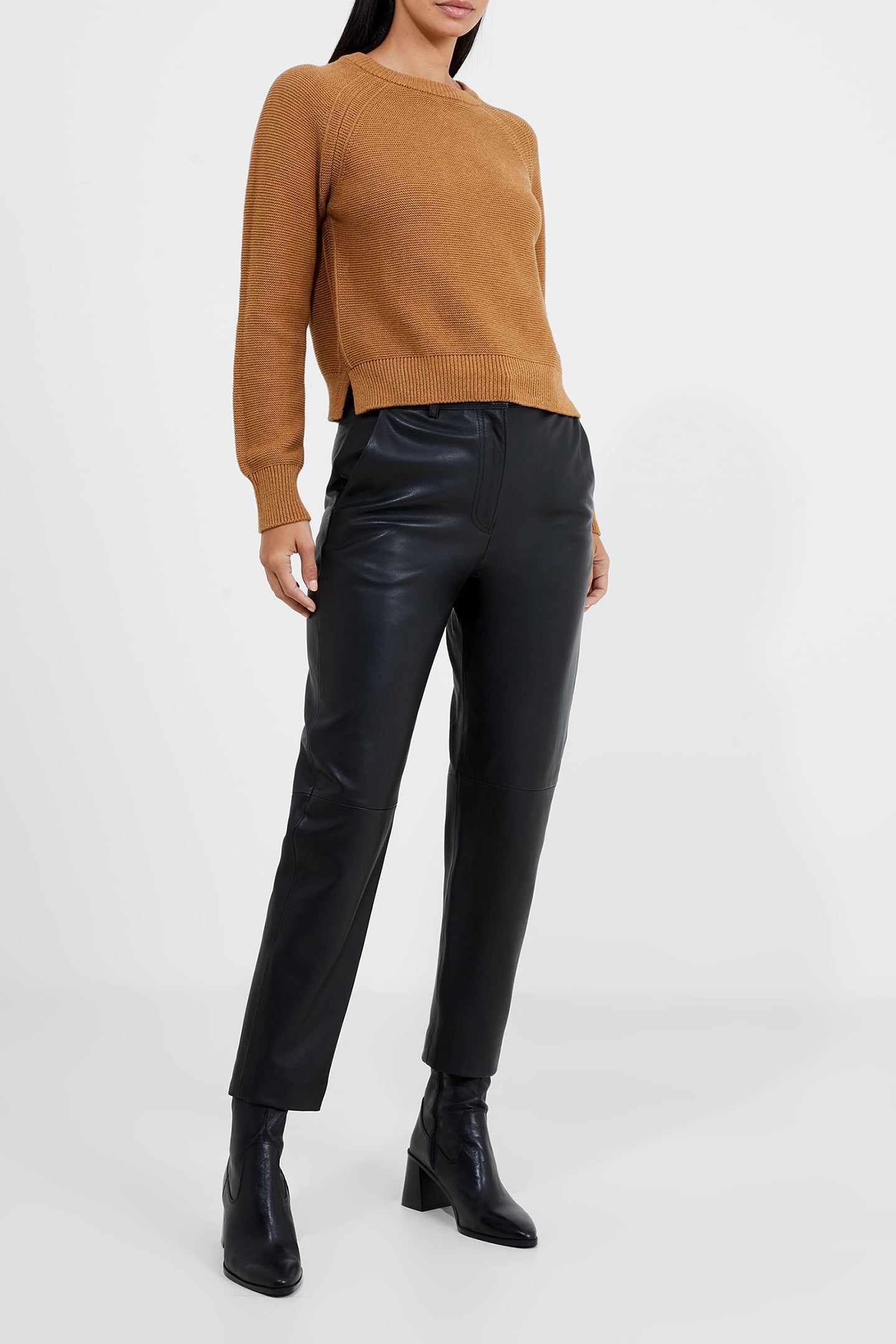 CONNIE LEATHER TROUSER BLACK 2