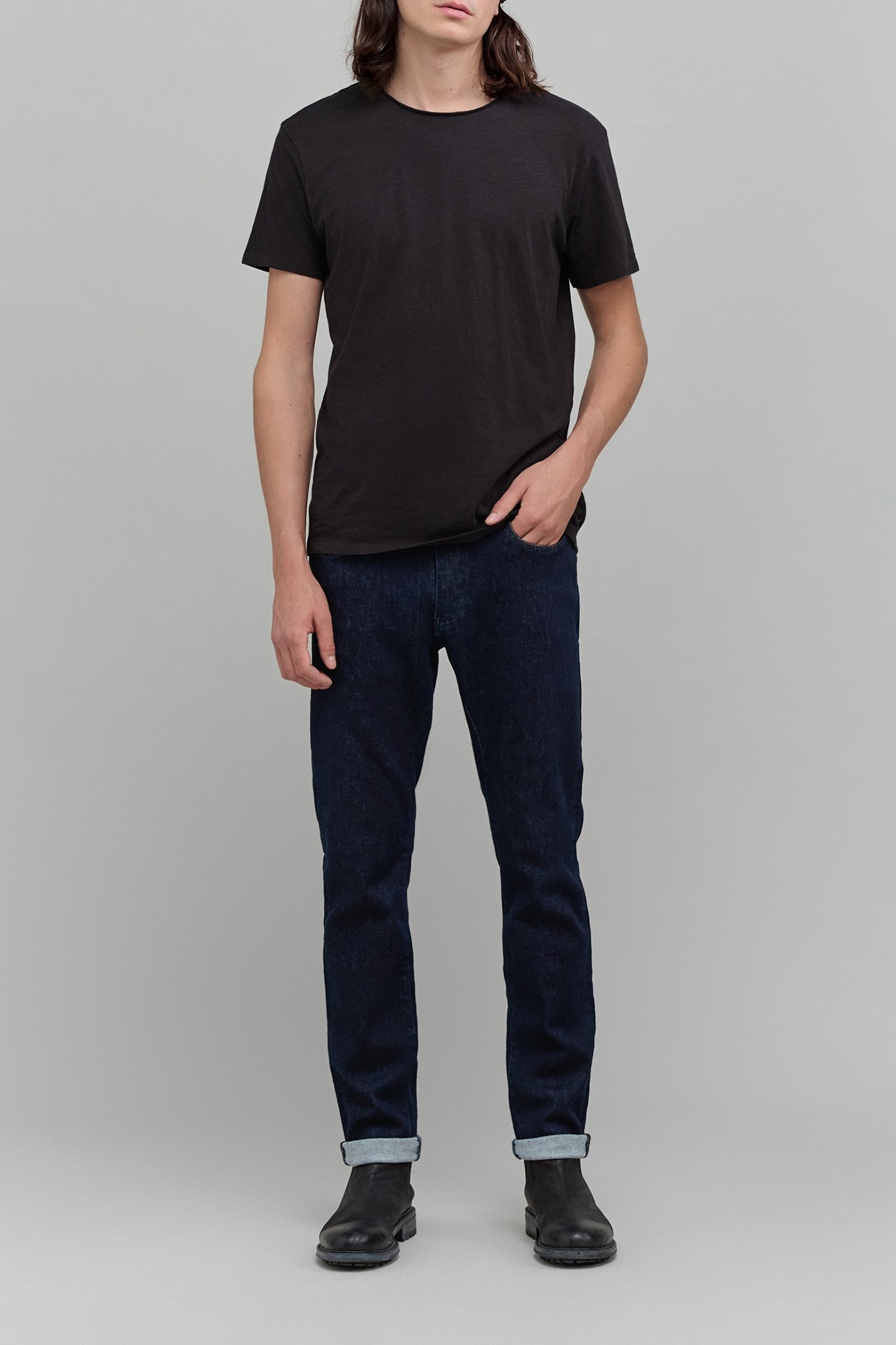 L'ESSENTIEL BROWN ORGANIC COTTON ROUND-NECK T-SHIRT 2