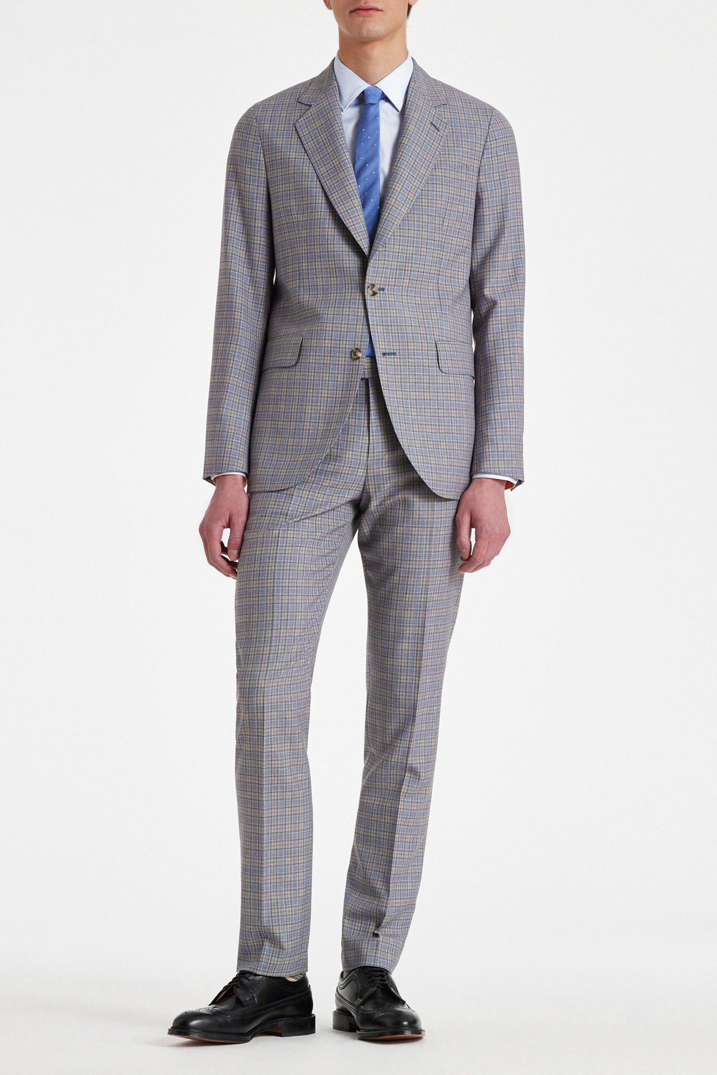 MENS 2 BUTTON JACKET LIGHT BEIGE 3