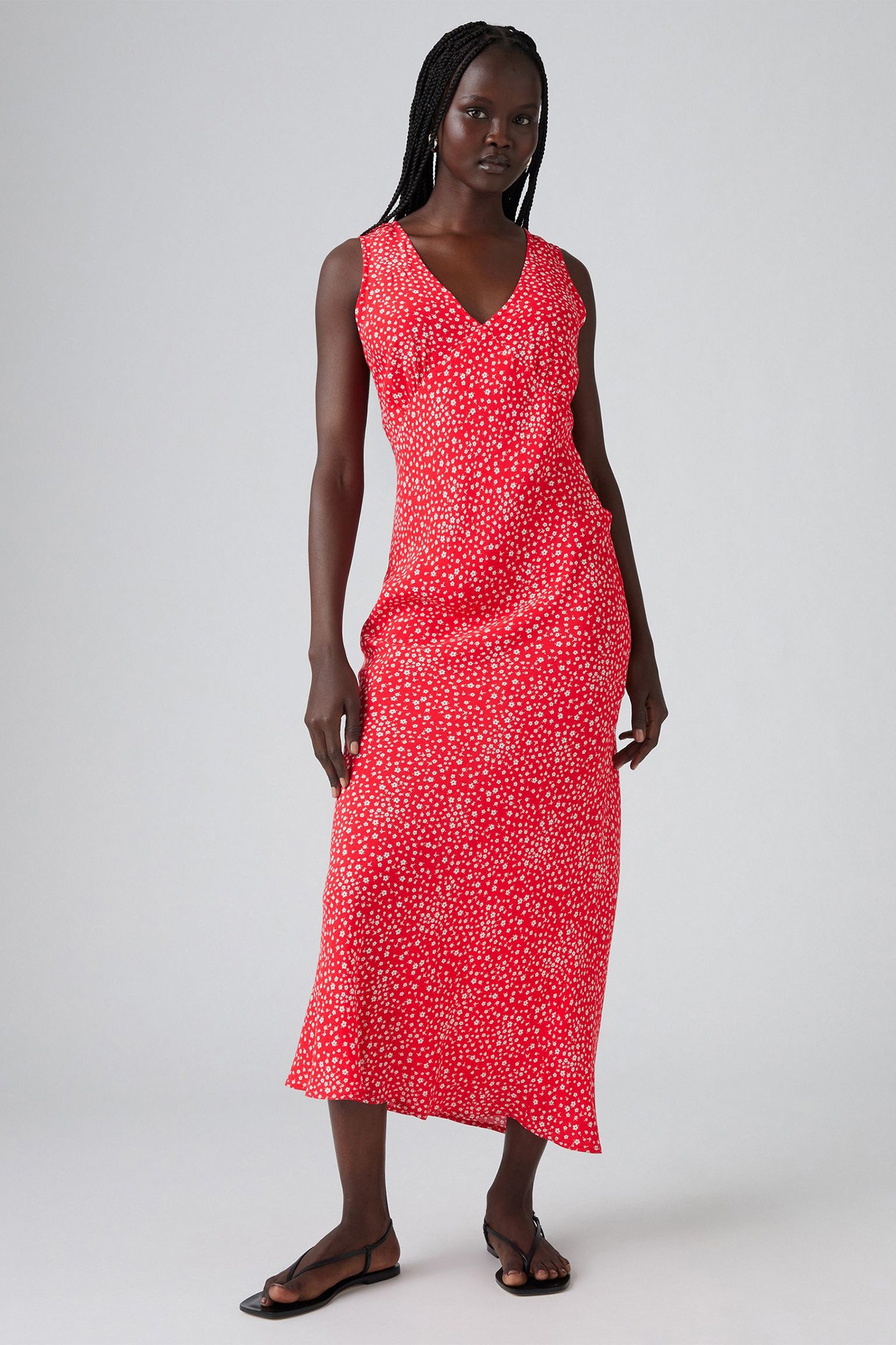 ATALIA SLIP DRESS SCATTERED FLORAL HIGH 4