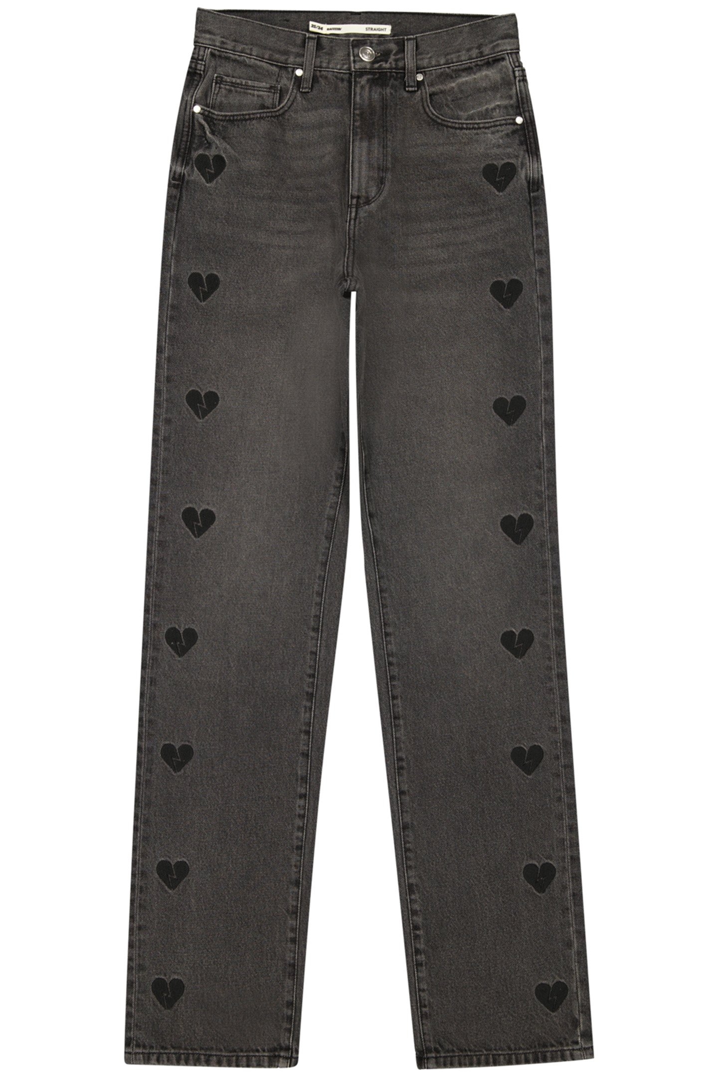 SUNSET HEARTBREAKER JEANS DARK GREY STONE 1