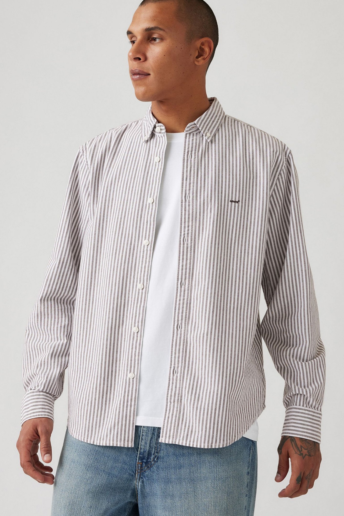 AUTHENTIC BUTTON DOWN WAYLON STRIPE 4