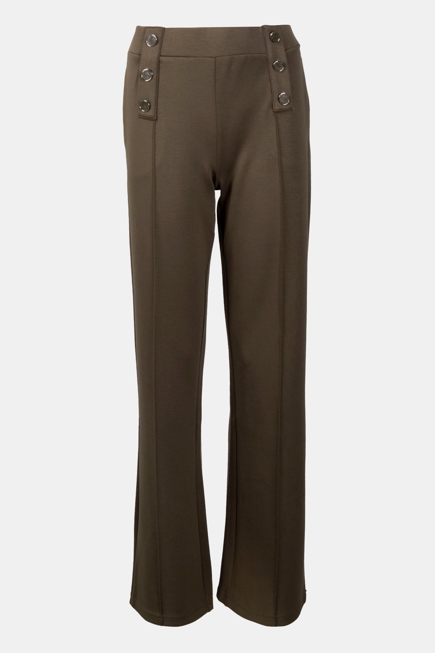 PANTS WIDE LEG SAILOR DETAILS OLIVE 3