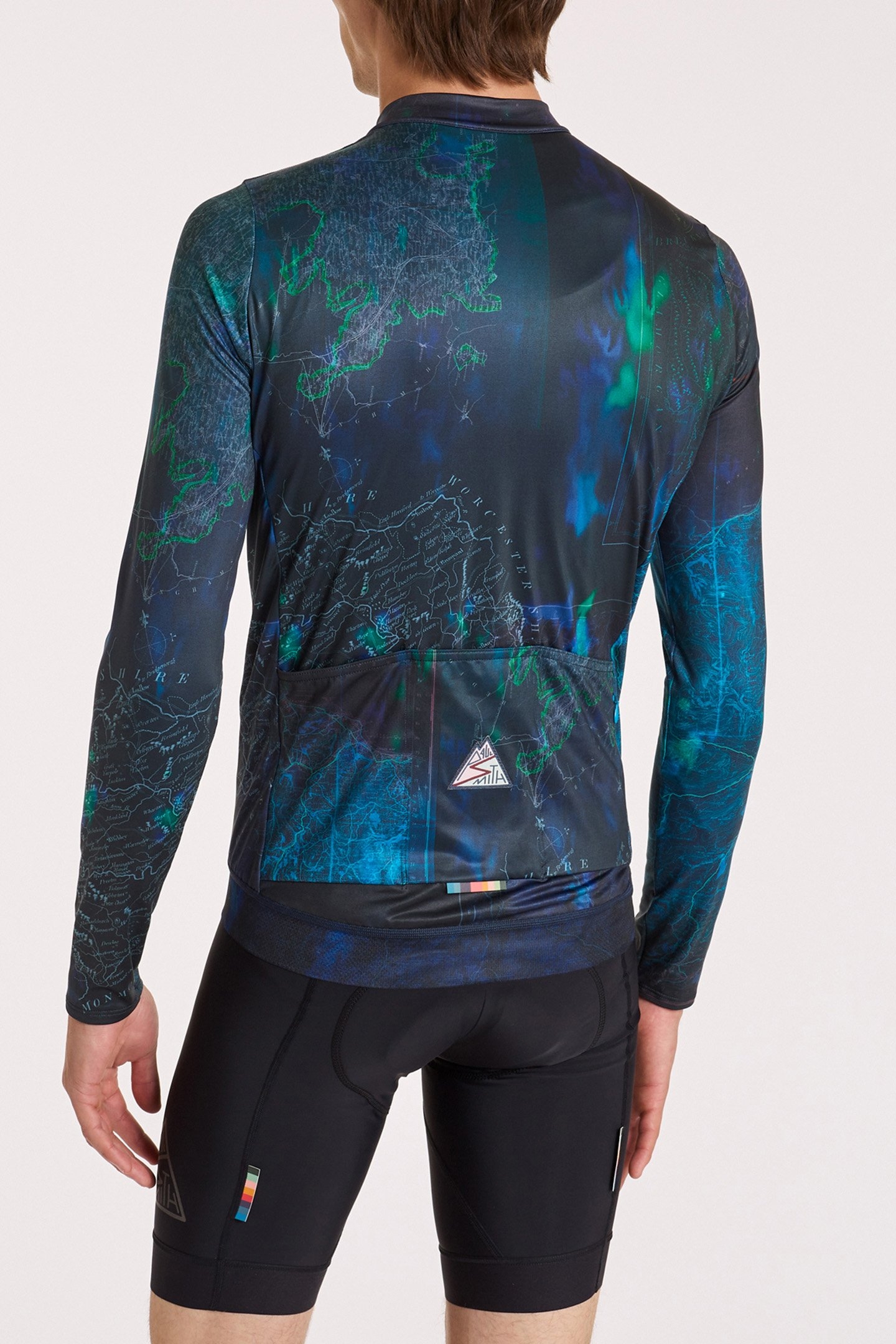 CYCLE JERSEY L/S MAP VERY DARK NAVY 2