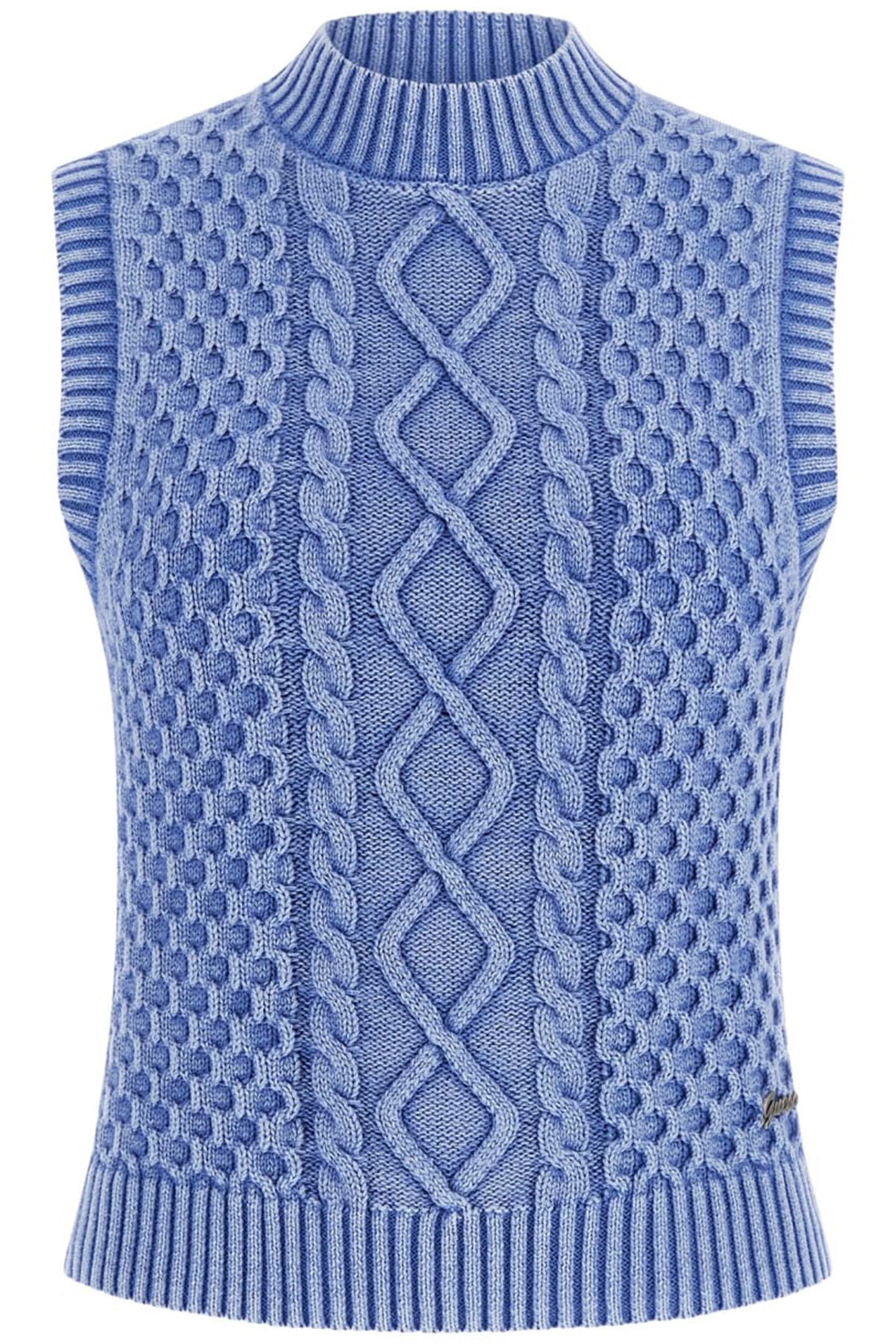 GUESS ECO YASMIN MOCK NECK VES NORDIC SEA MULTI 1