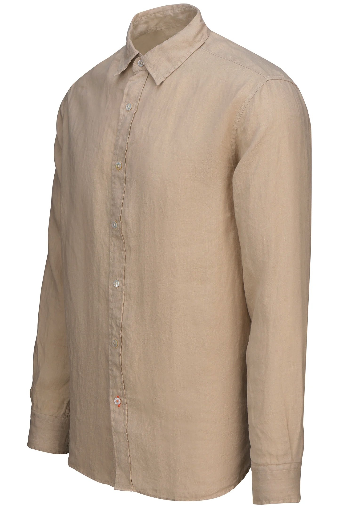 AMALFI LINEN SHIRT SAND DUNE 3