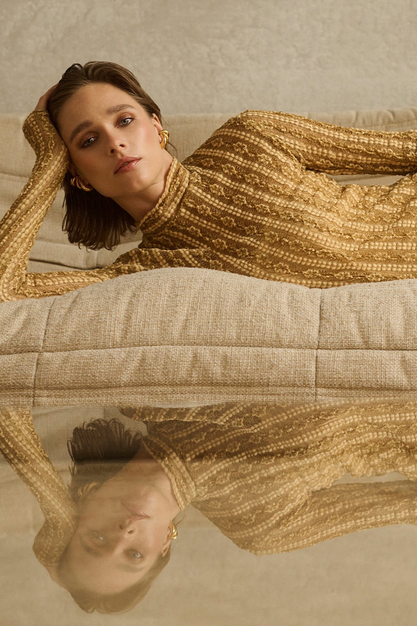 UNIQUE LACE MAXI DRESS TENDER YELLOW 6