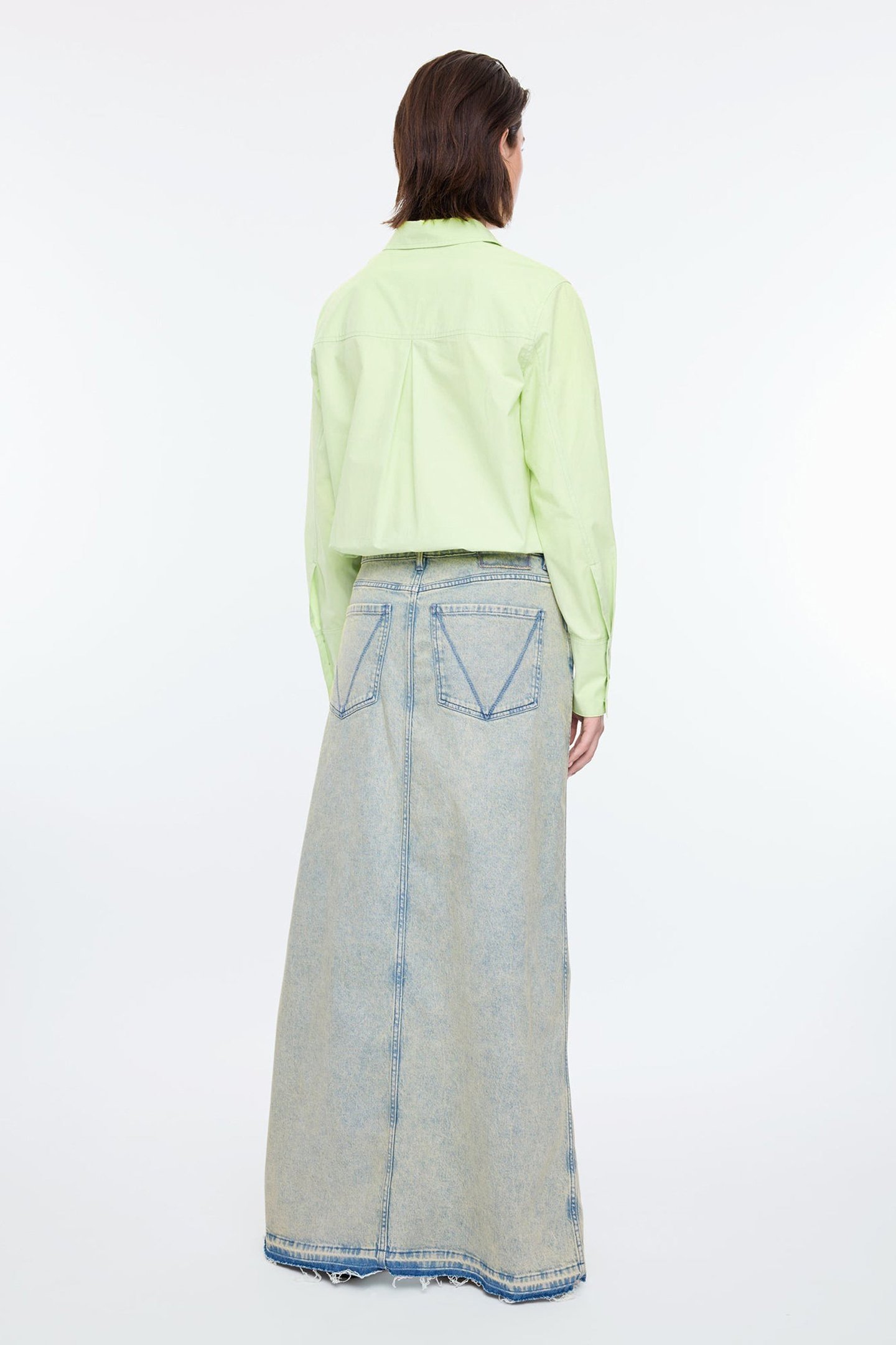 TINDED DNM LONG SKIRT HEAVY TINTED 2